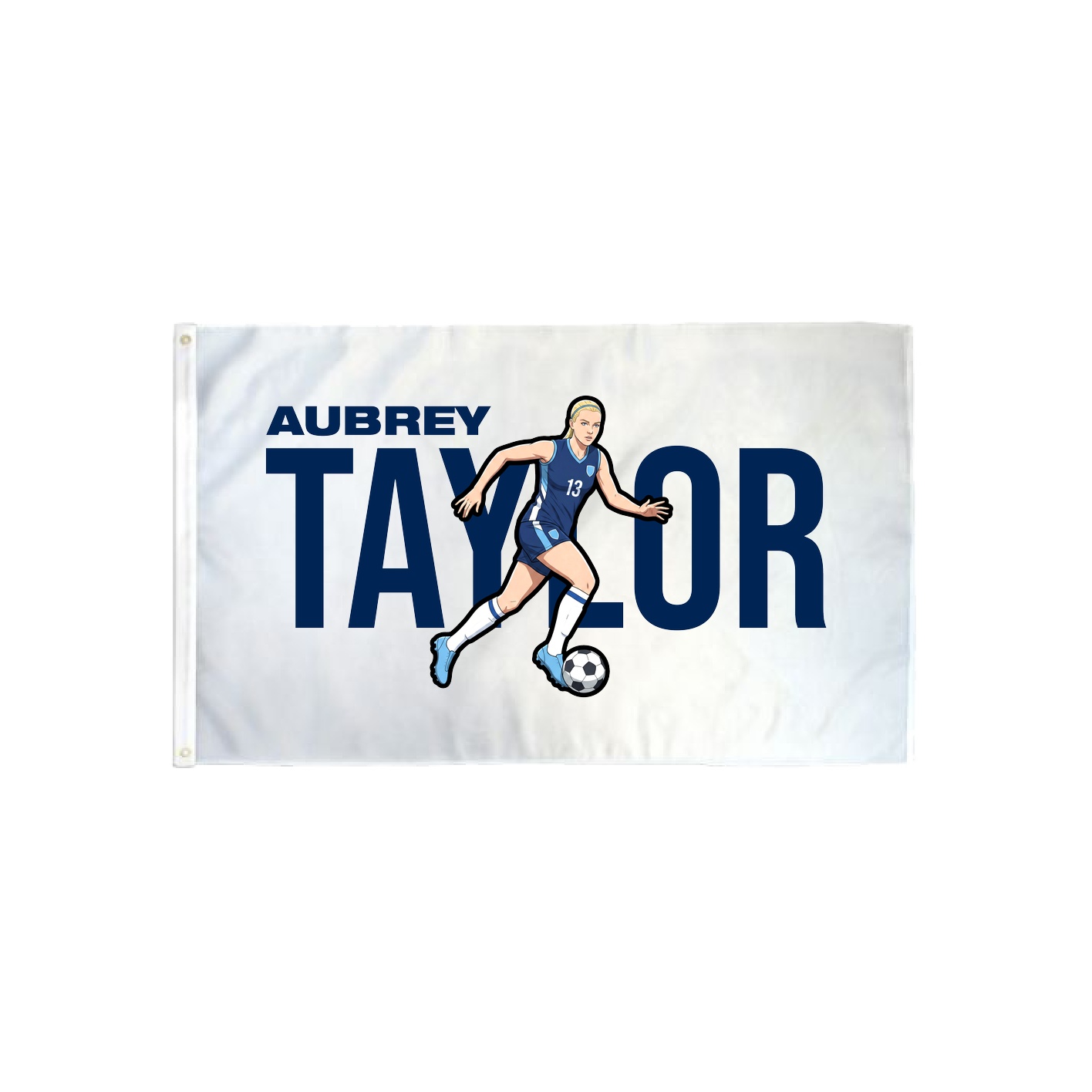 3x5 Flag — Player Name in Classic