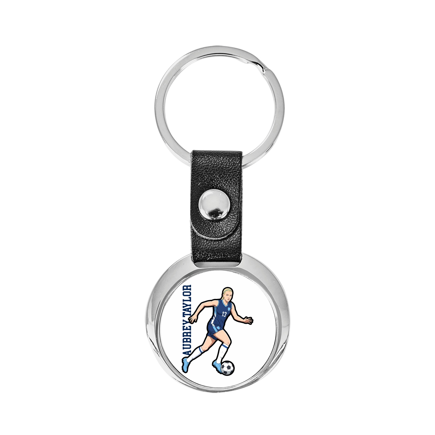 Key Chain — Name Vertical in Classic