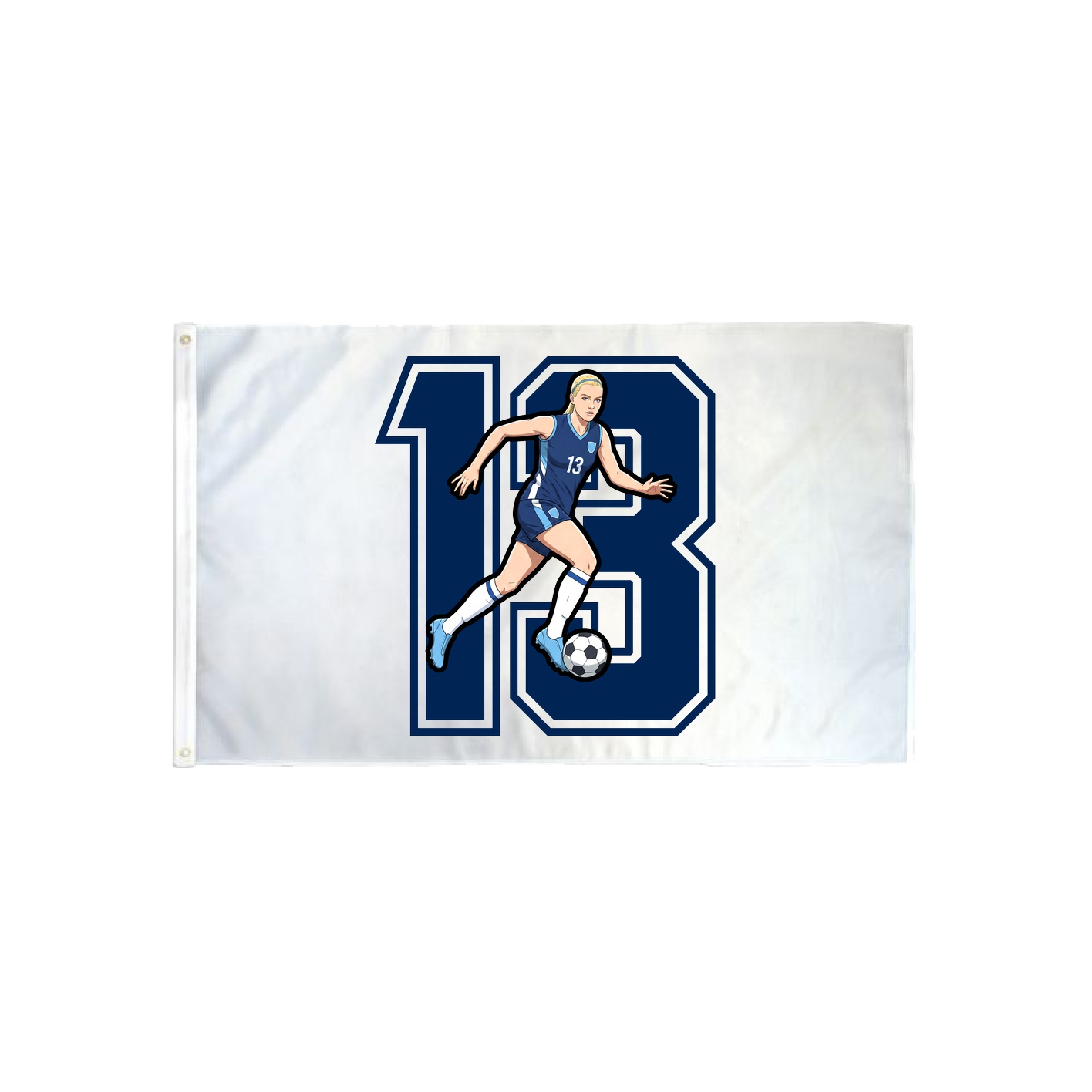 3x5 Flag — Number in Classic