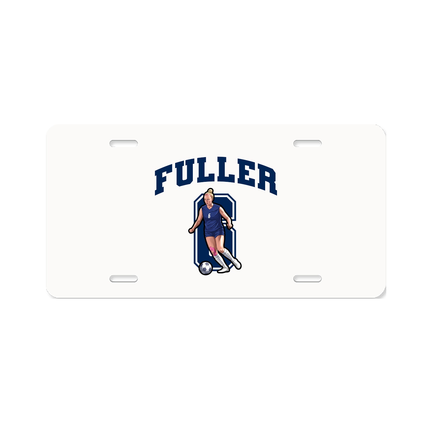 License Plate — Number in Classic