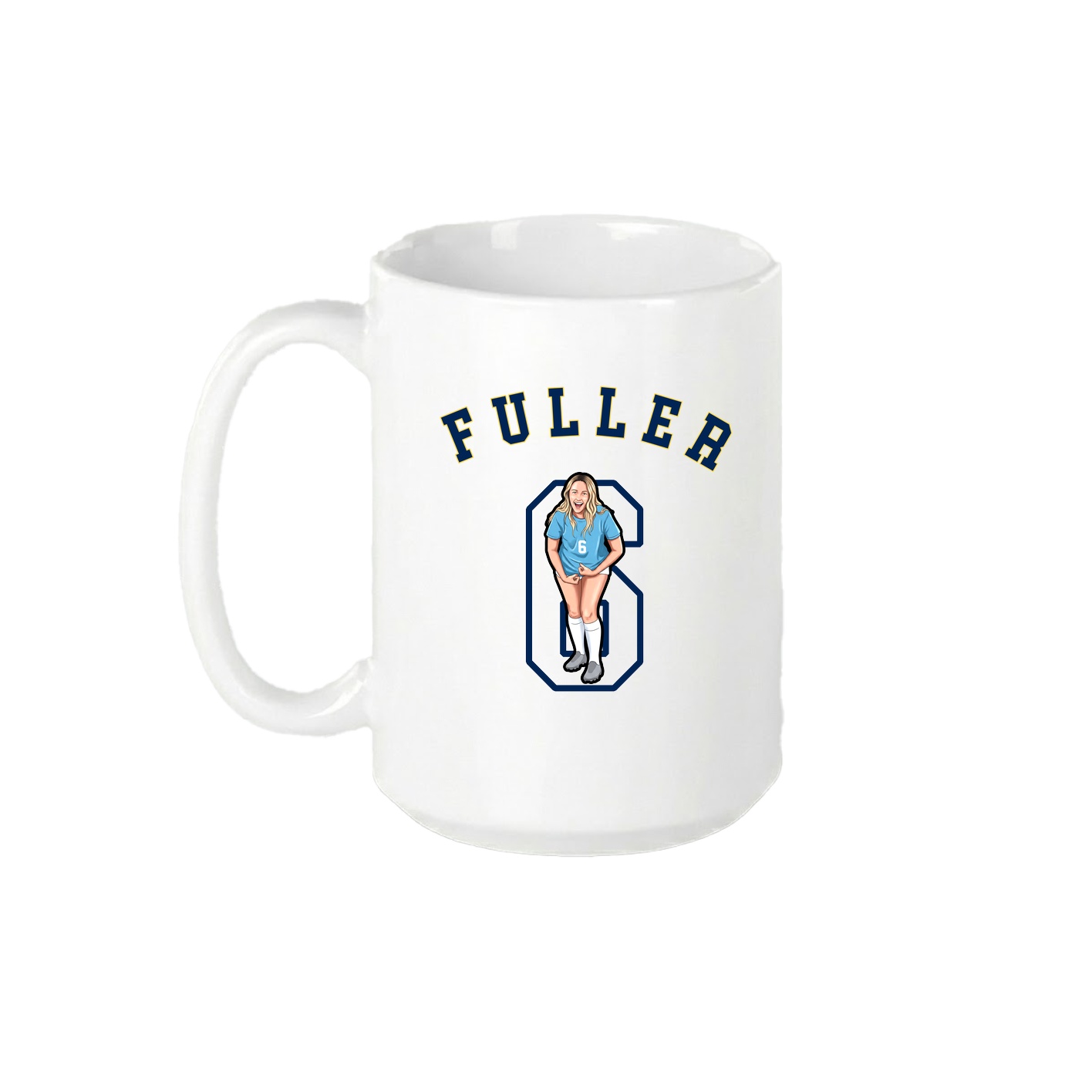 15oz Coffee Mug — Shirsey Arch in White