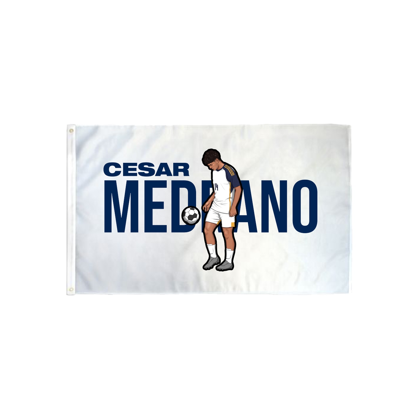 3x5 Flag — Player Name in Classic