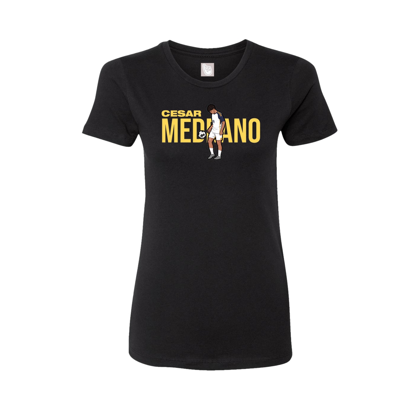 Womens Tee — Player Name in Black