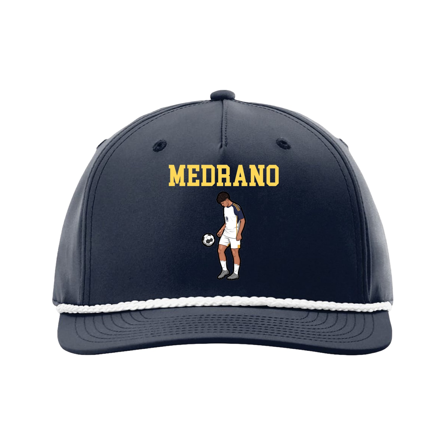 Five-Panel Classic Rope Cap — Shirsey in Navy
