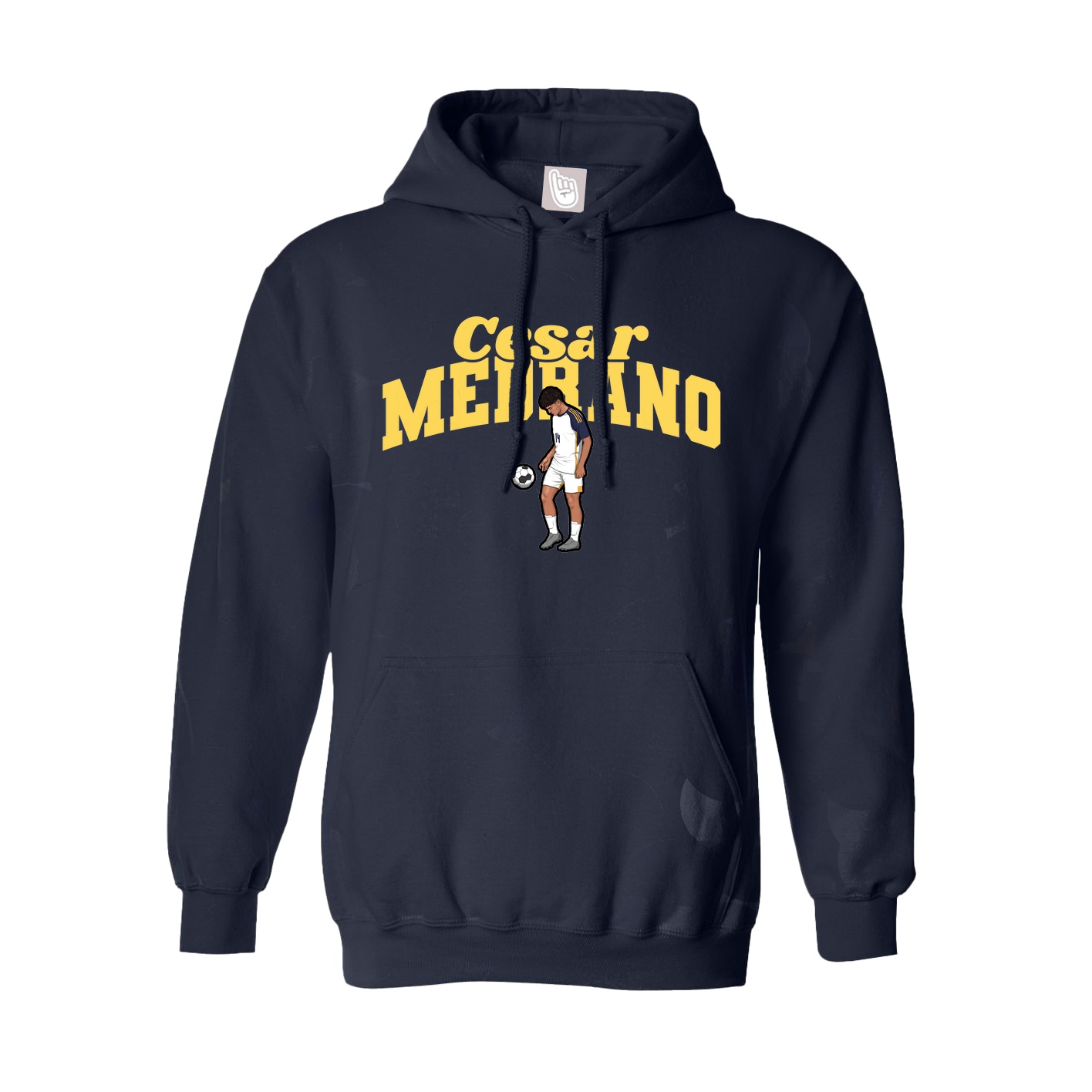 Hoodie — Signature Arch in Navy