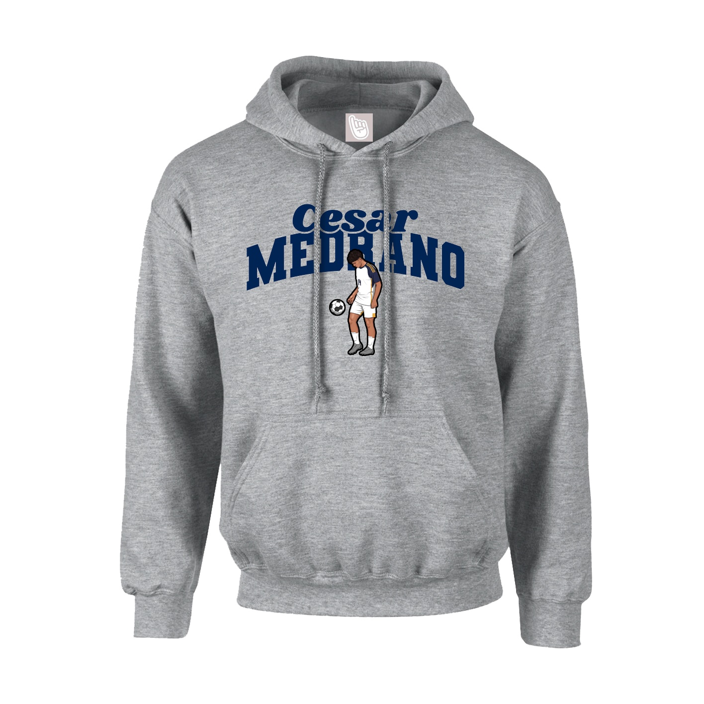 Hoodie — Signature Arch in Grey