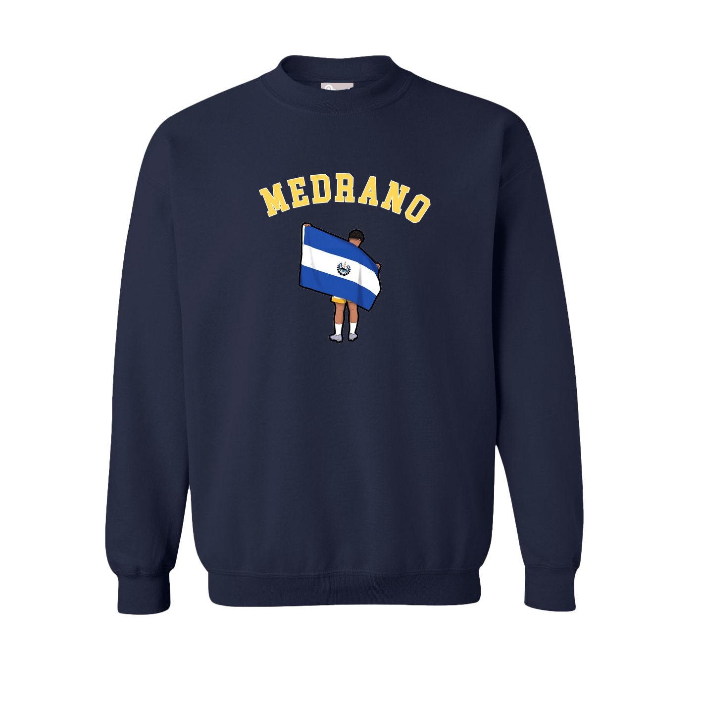 Fleece Crew — Shirsey Arch in Navy