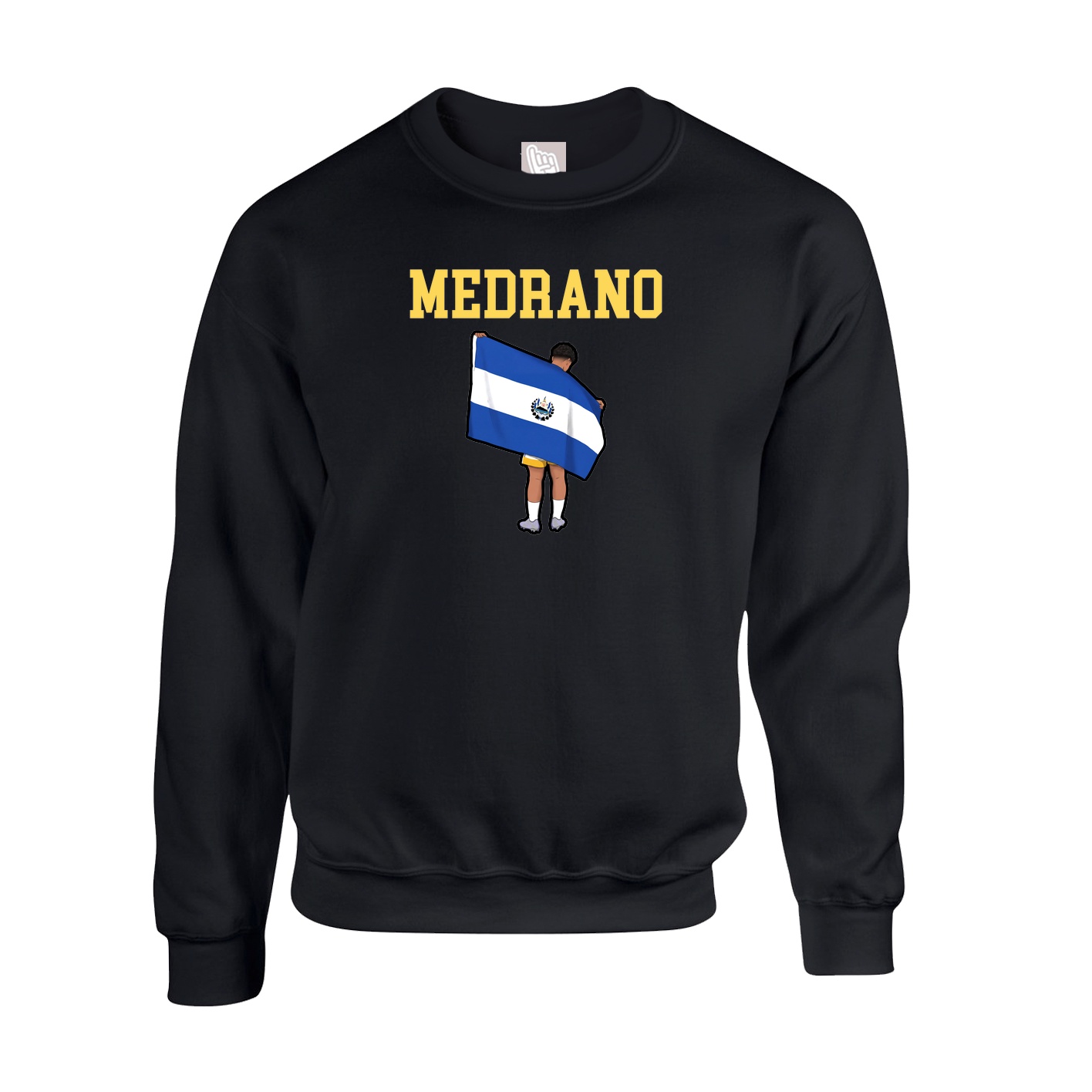 Fleece Crew — Shirsey in Black