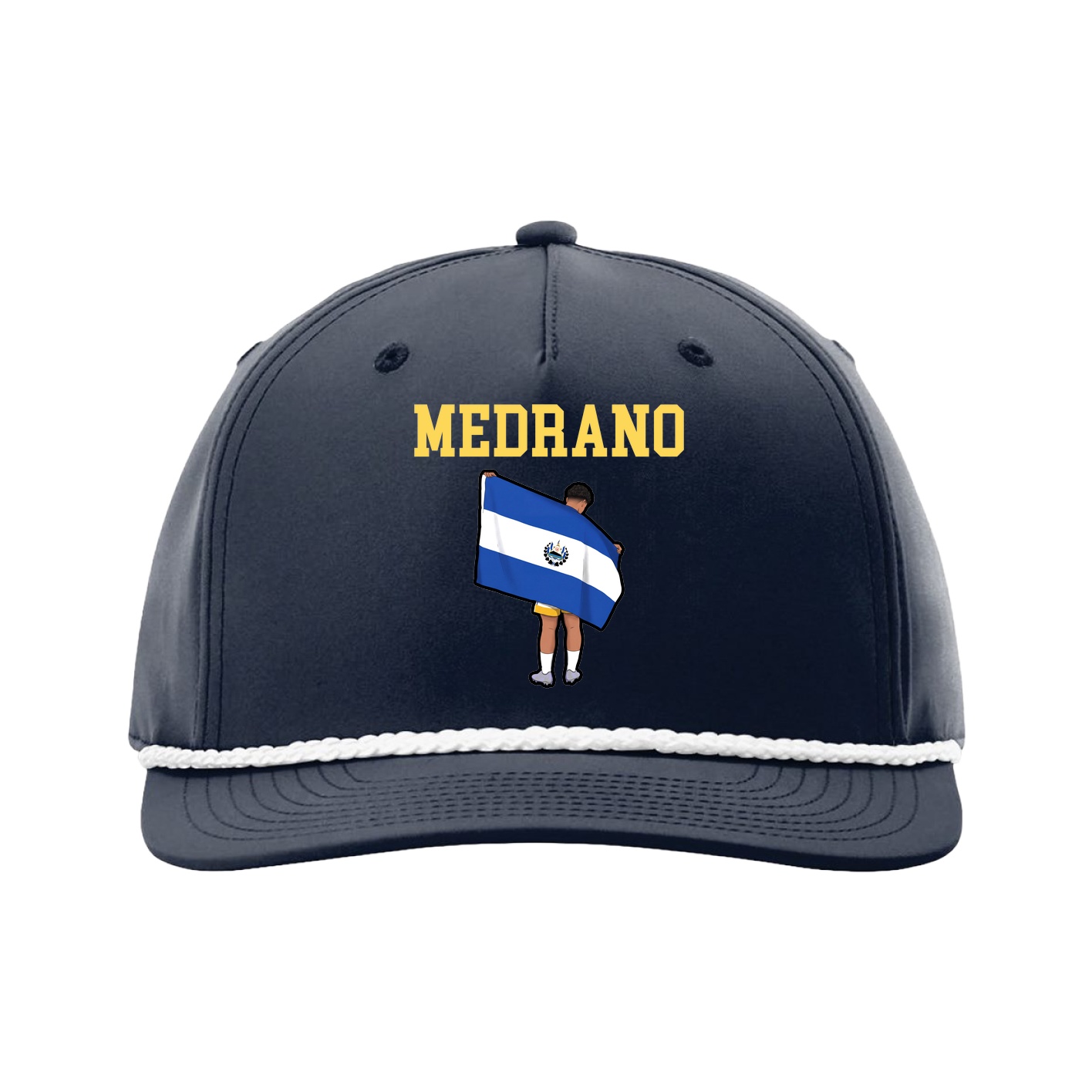 Five-Panel Classic Rope Cap — Shirsey in Navy