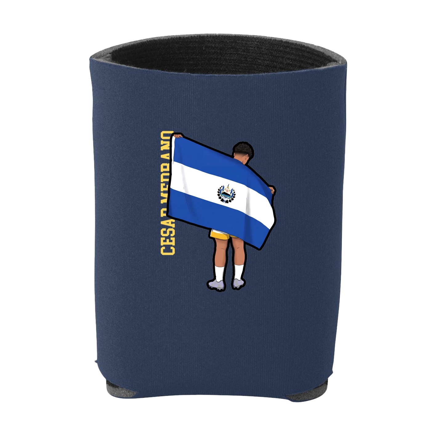 Can Holder — Name Vertical in Navy