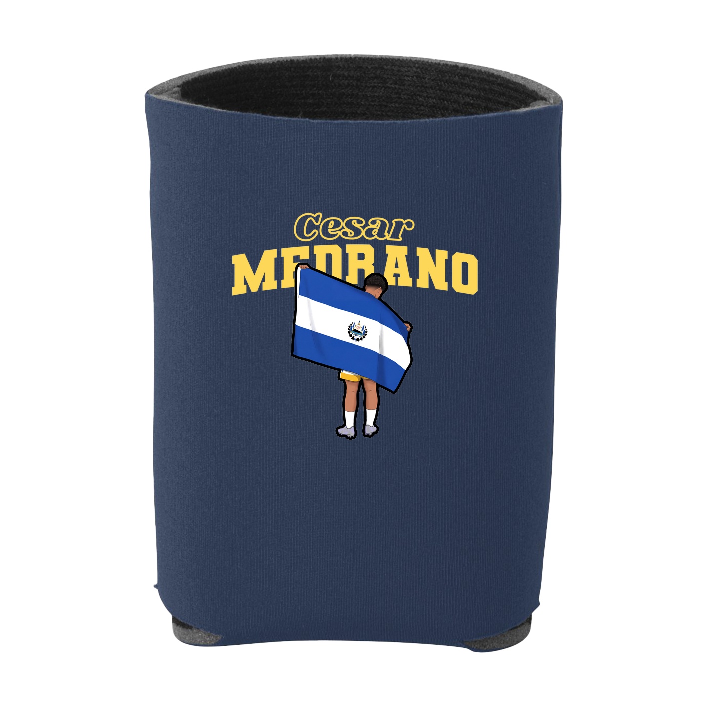 Can Holder — Name Arch in Navy