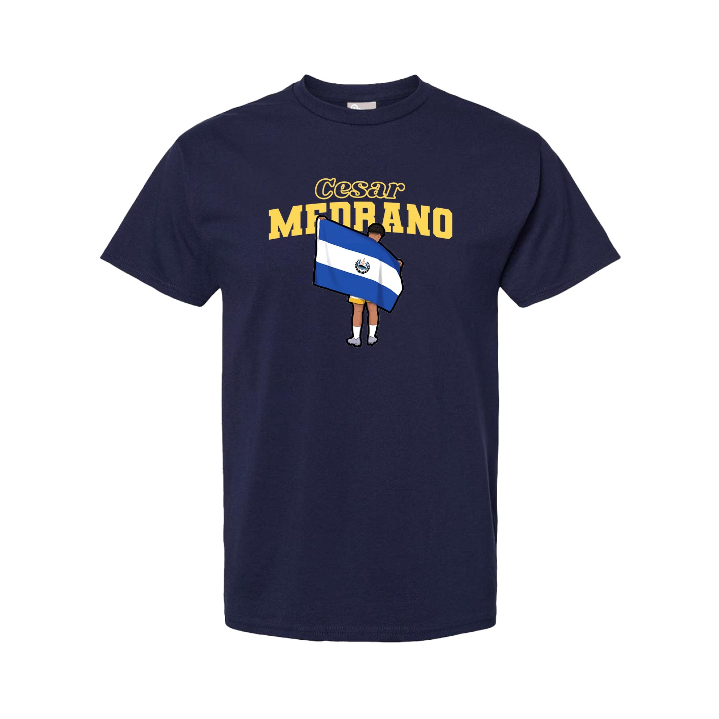 Tee — Name Arch in Navy