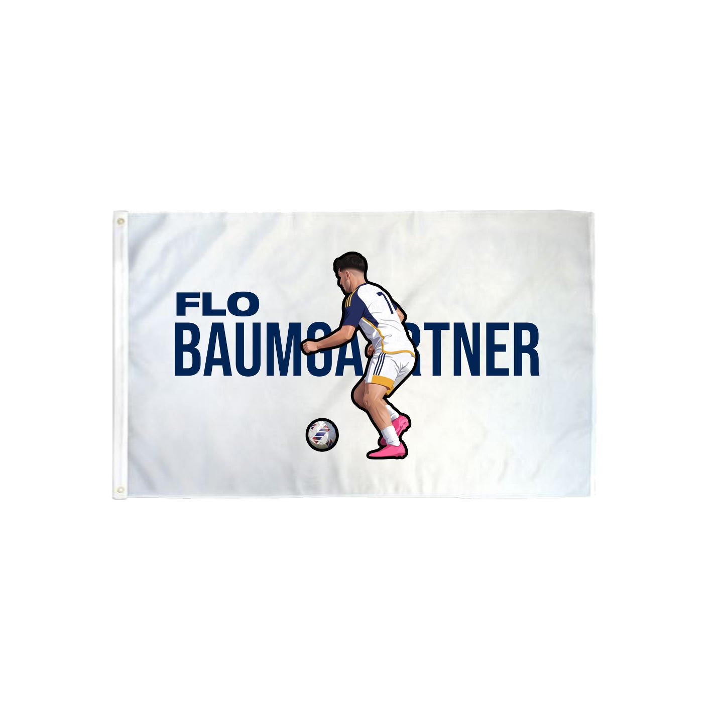 3x5 Flag — Player Name in Classic