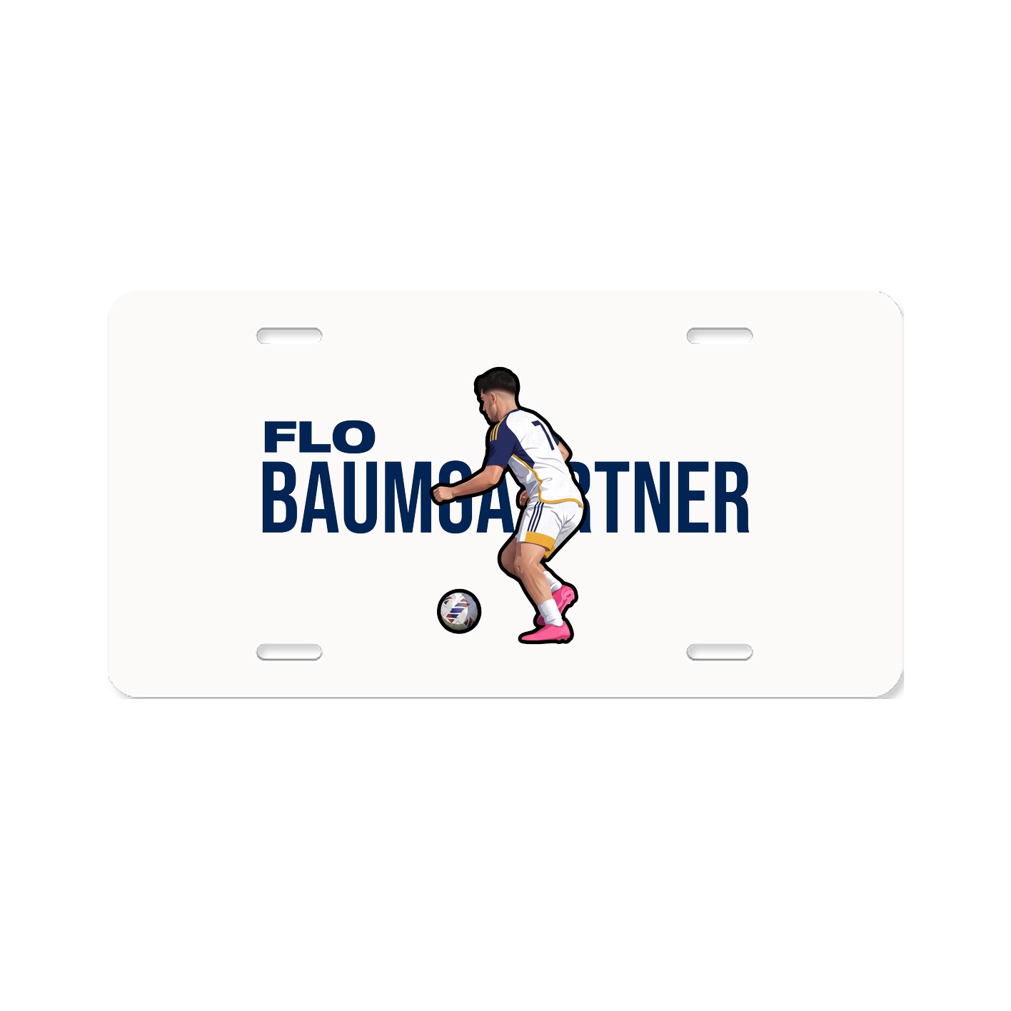 License Plate — Player Name in Classic