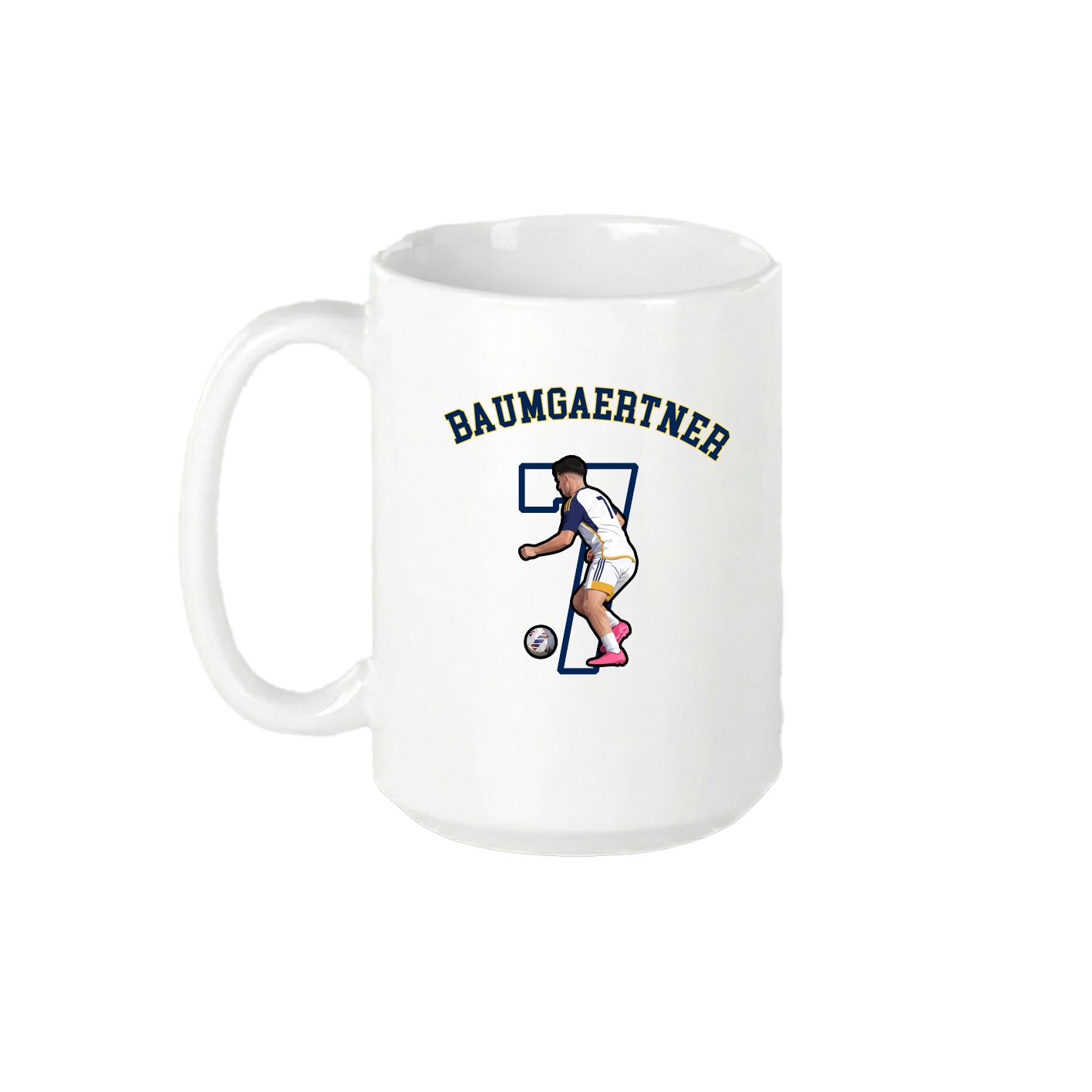 15oz Coffee Mug — Shirsey Arch in White