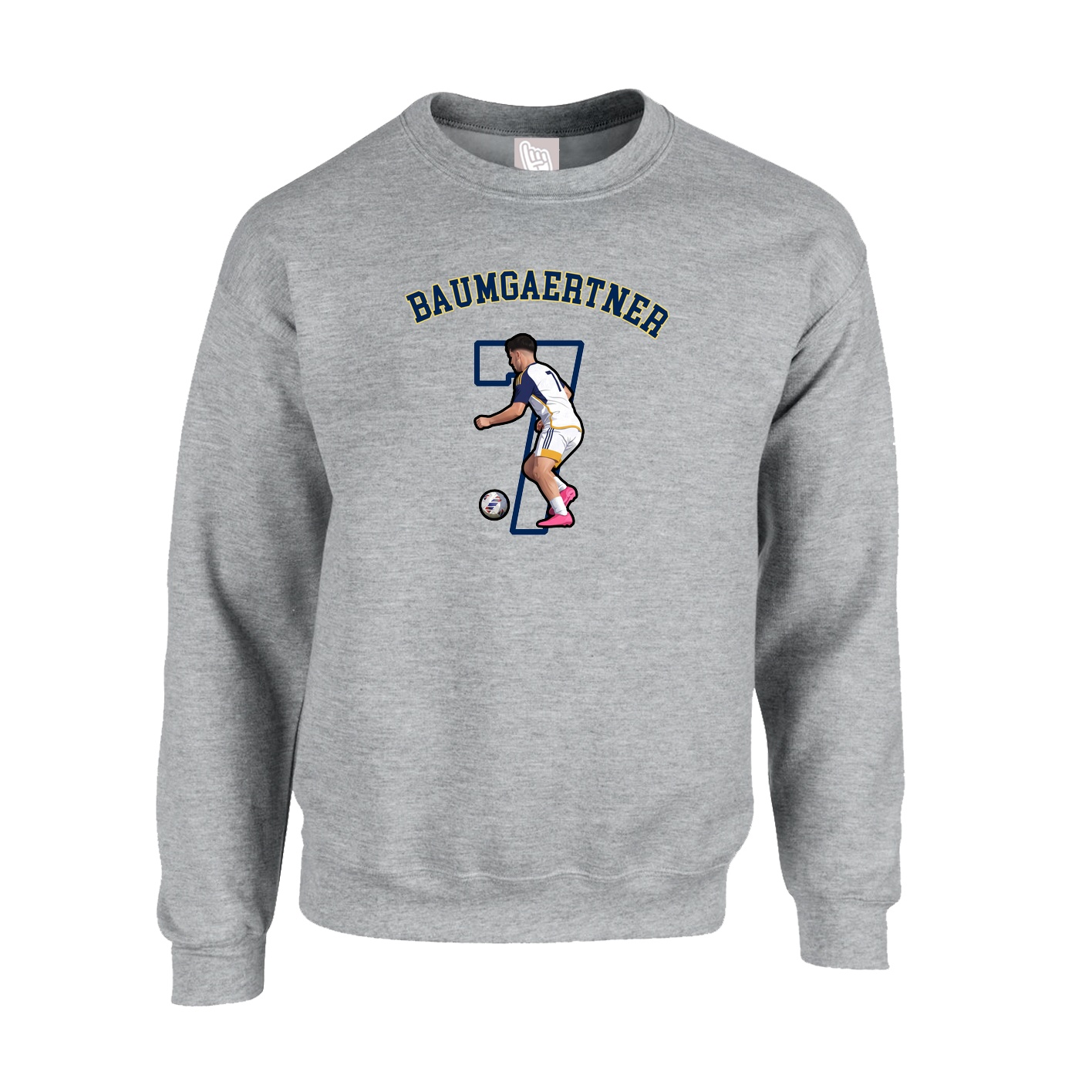 Fleece Crew — Shirsey Arch in Grey