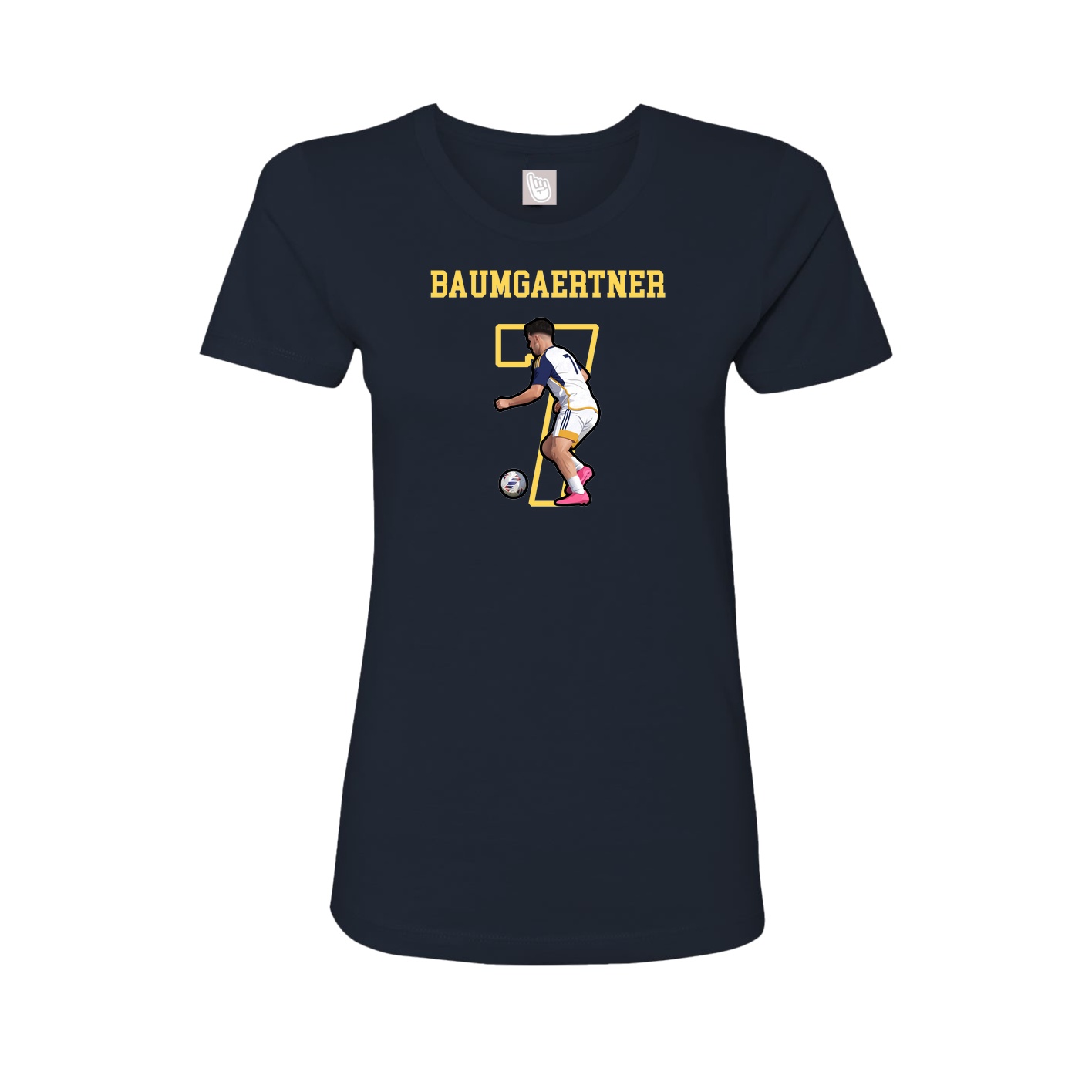 Fitted Women's Tee — Shirsey in Navy
