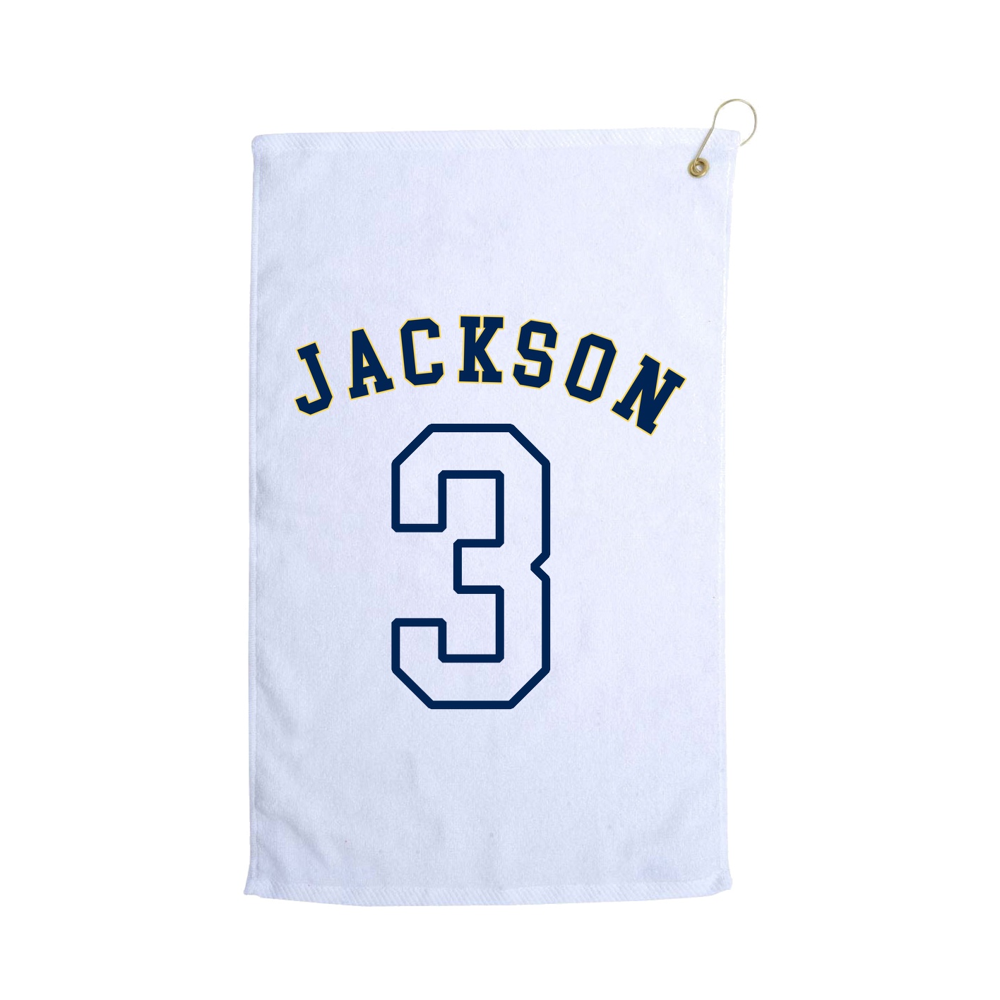 Golf Towel — Shirsey Arch in White