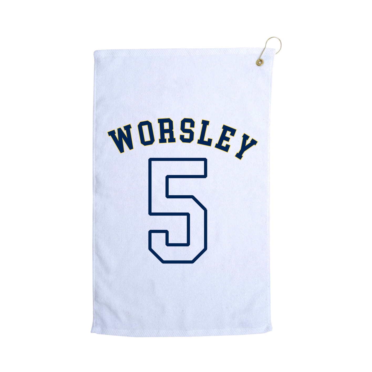Golf Towel — Shirsey Arch in White