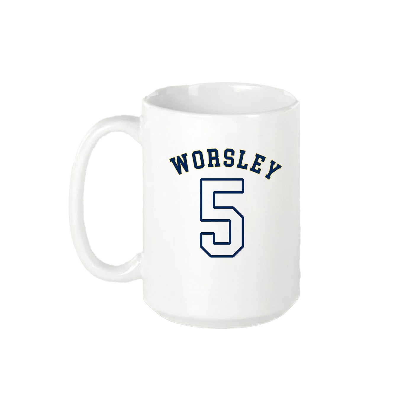 15oz Coffee Mug — Shirsey Arch in White