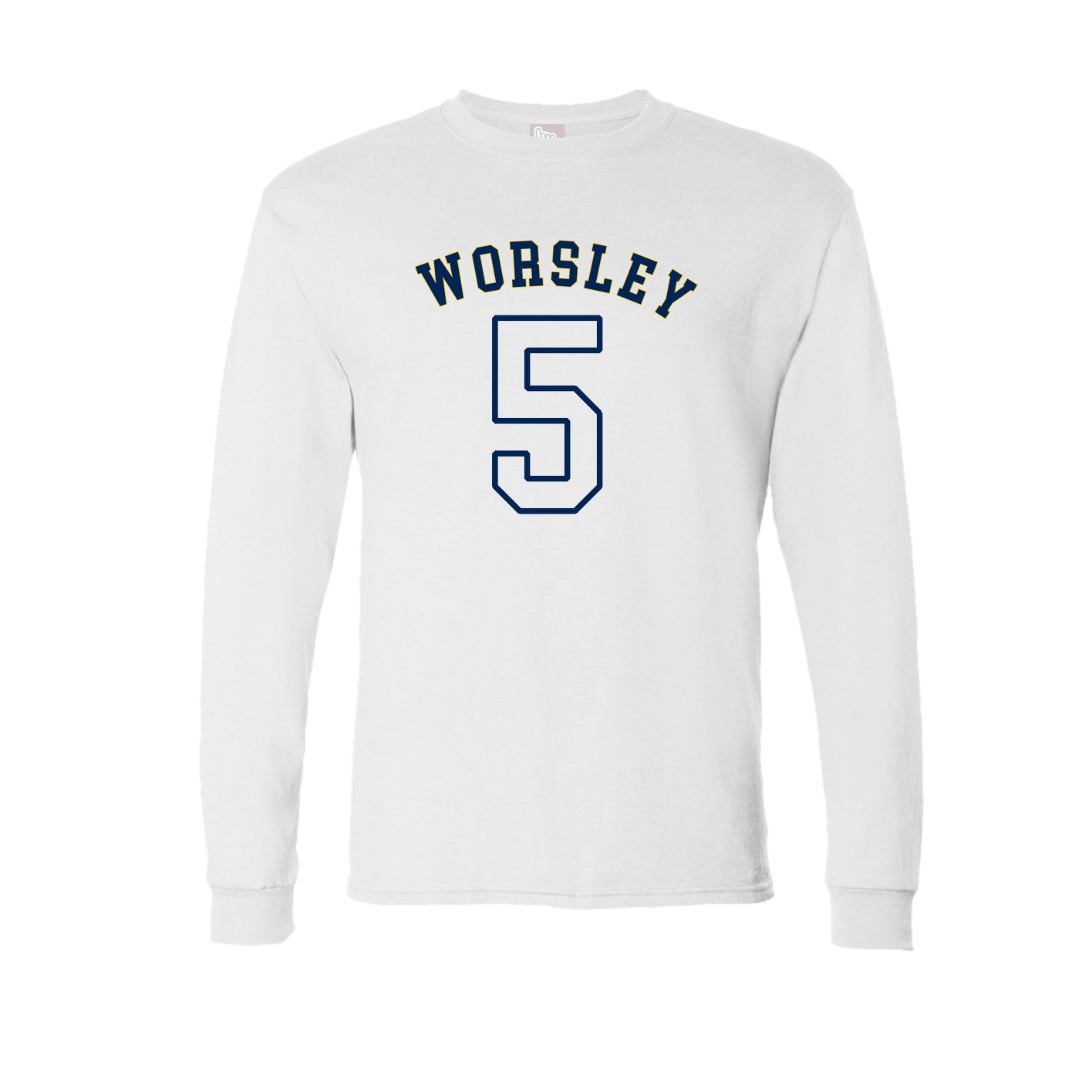 Long Sleeve Tee — Shirsey Arch in White