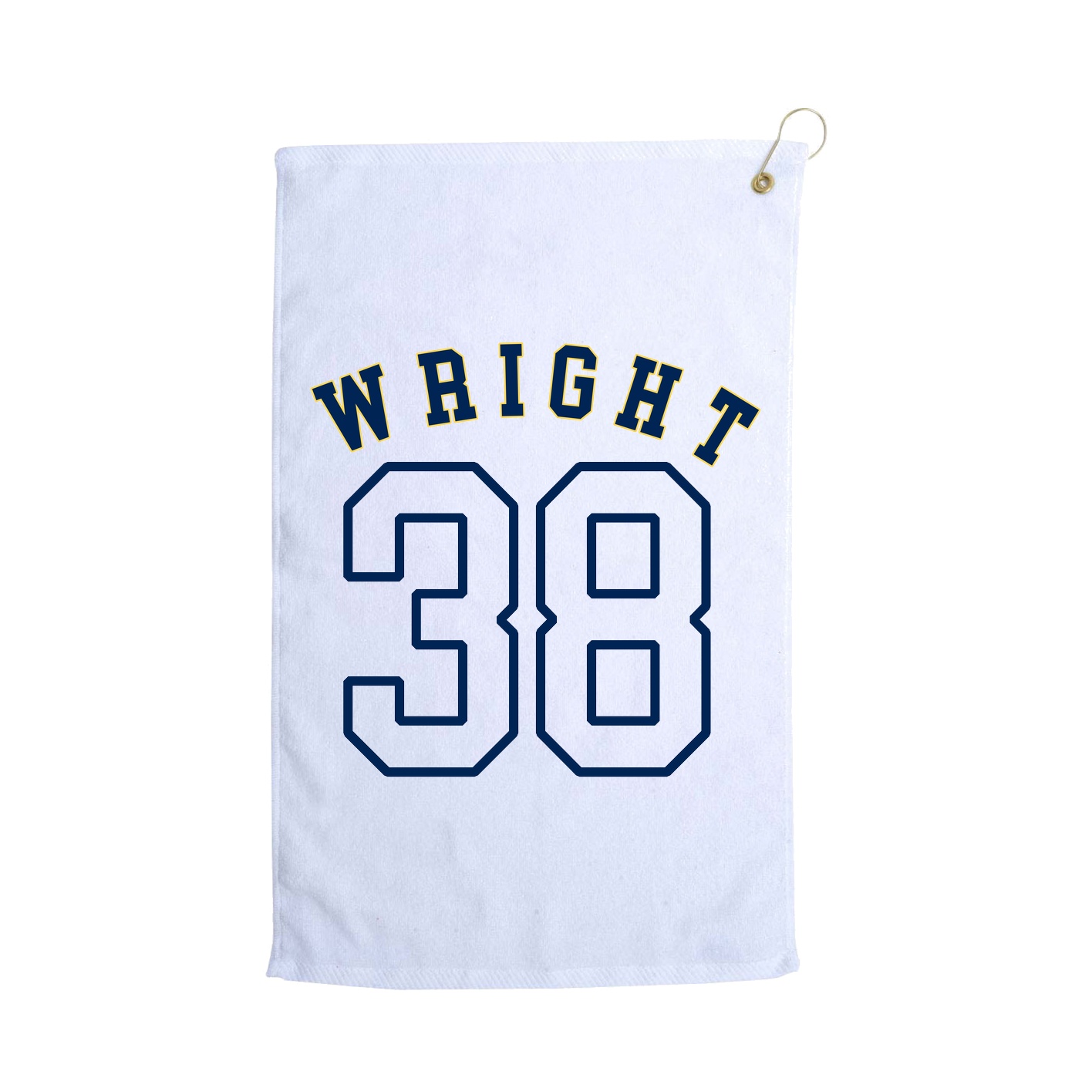 Golf Towel — Shirsey Arch in White