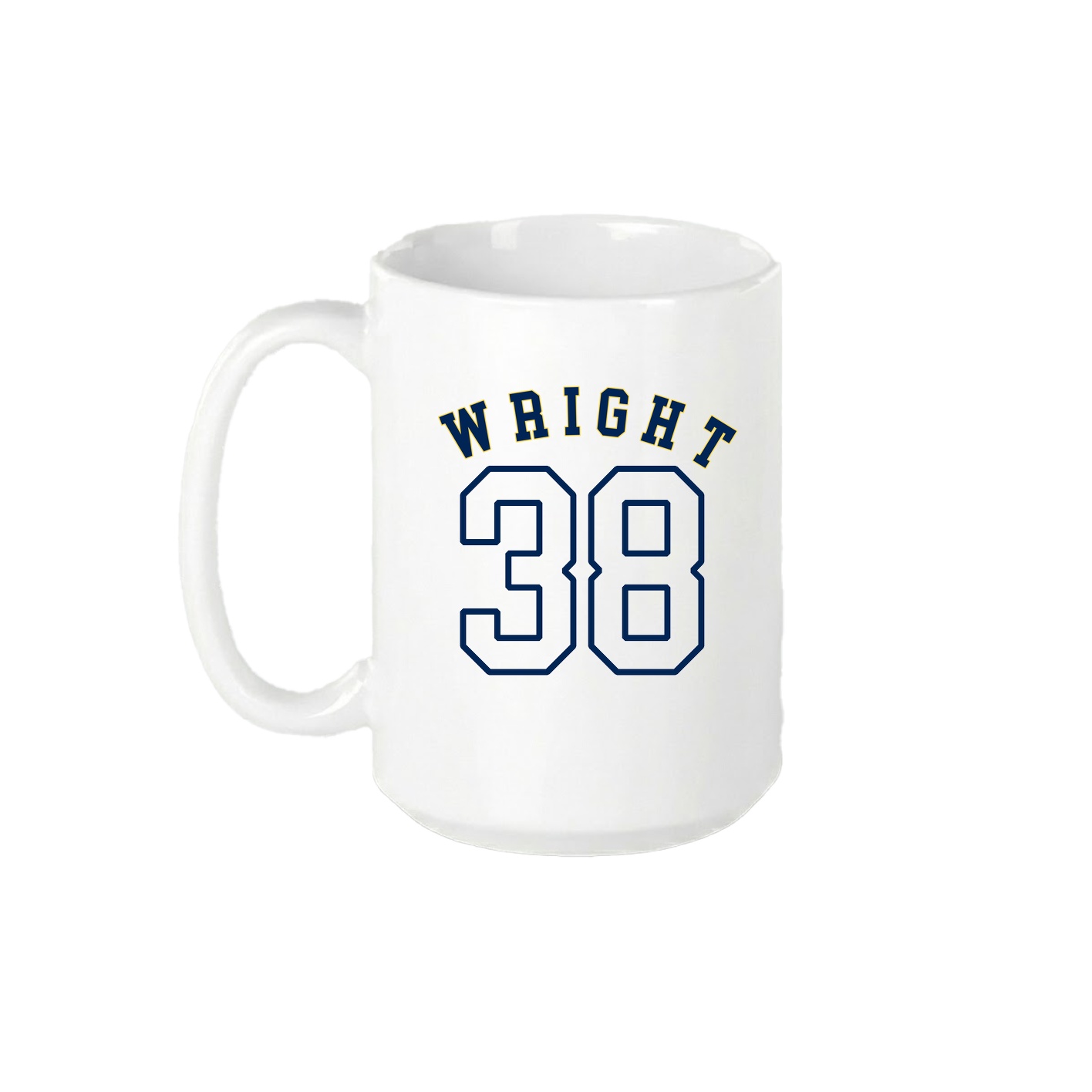 15oz Coffee Mug — Shirsey Arch in White