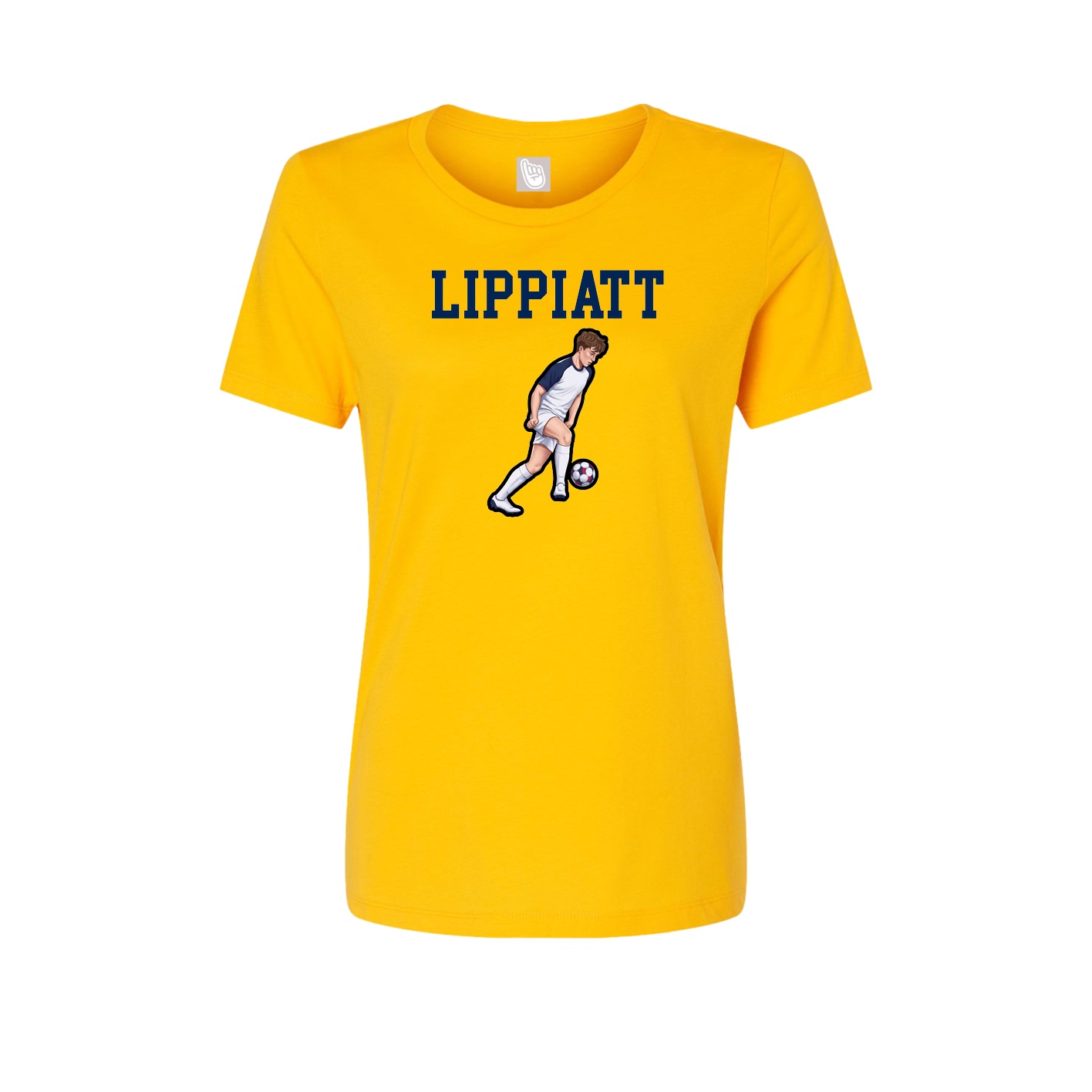 Fitted Women's Tee — Shirsey in Gold