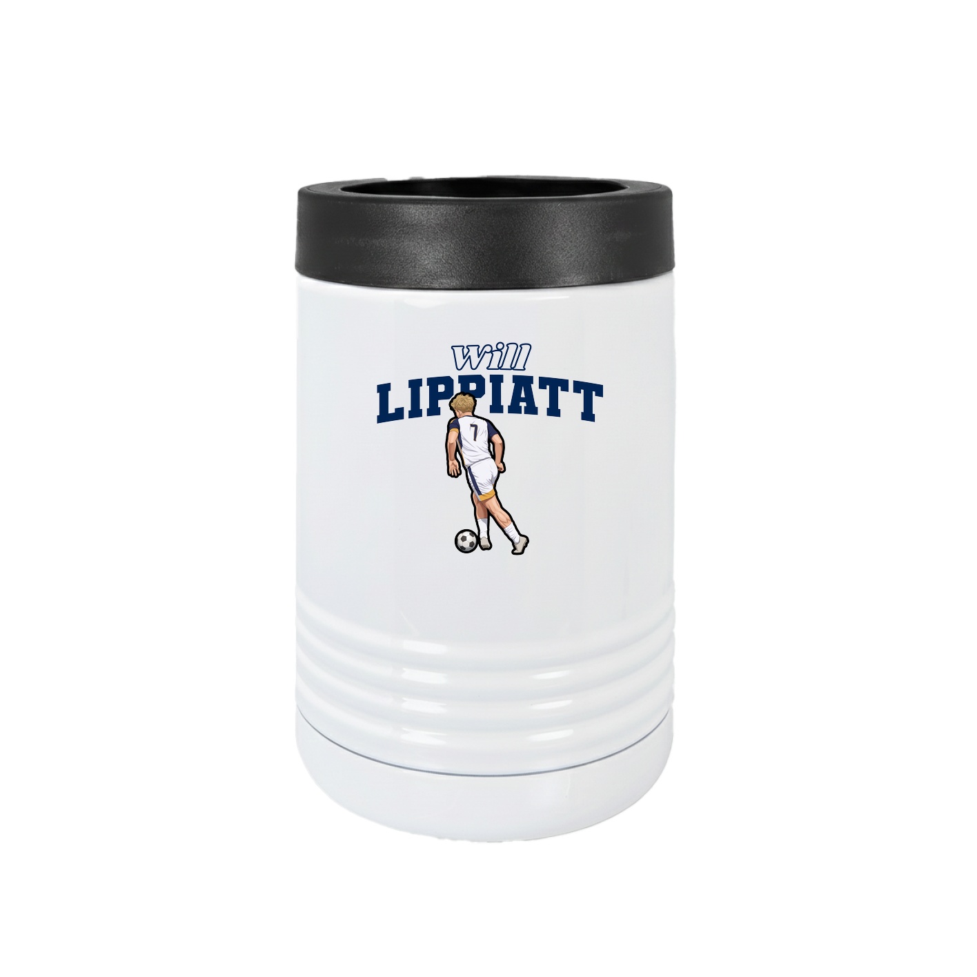 Beverage Holder — Name Arch in White