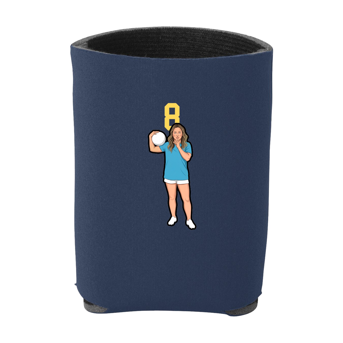 Can Holder — Number Top in Navy