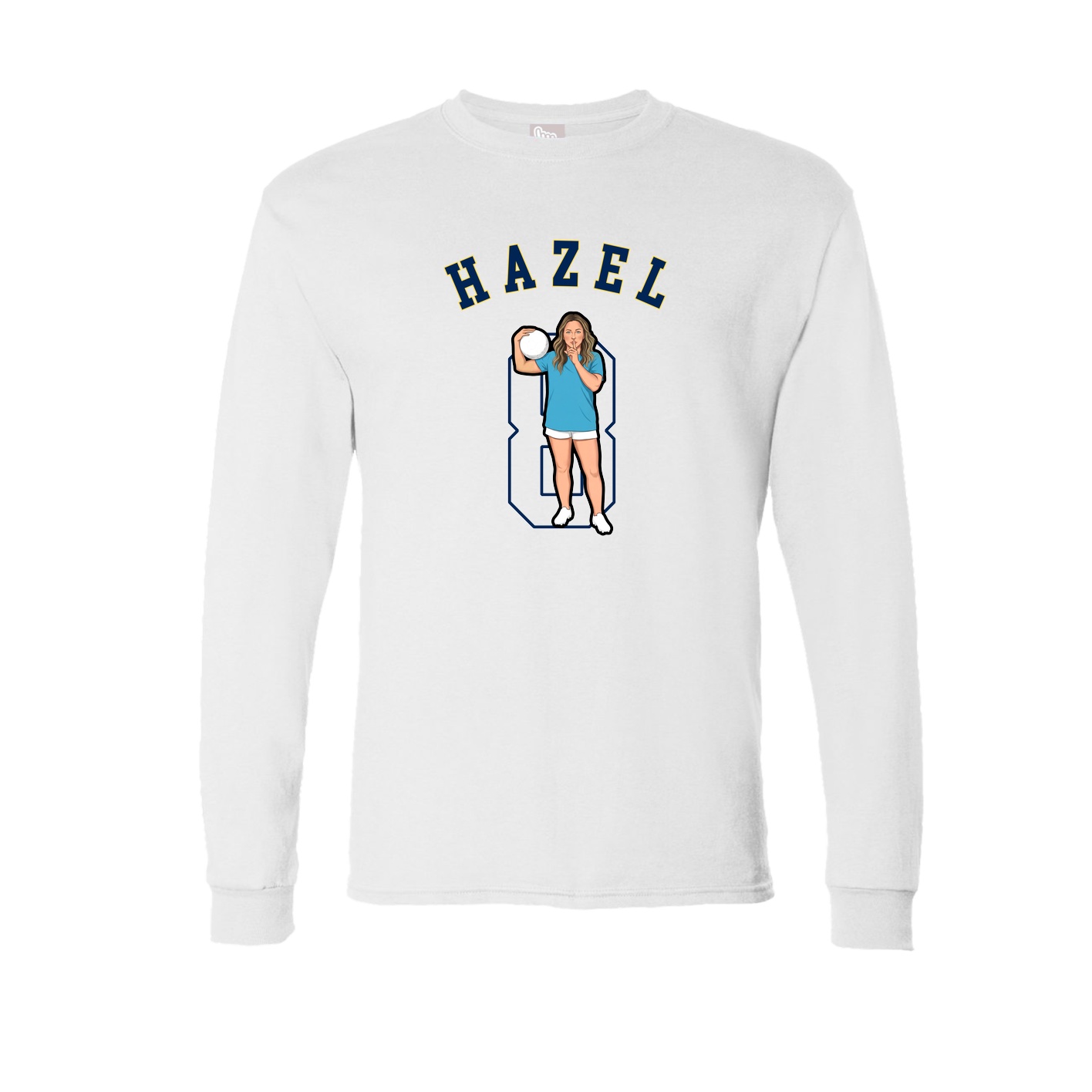Long Sleeve Tee — Shirsey Arch in White