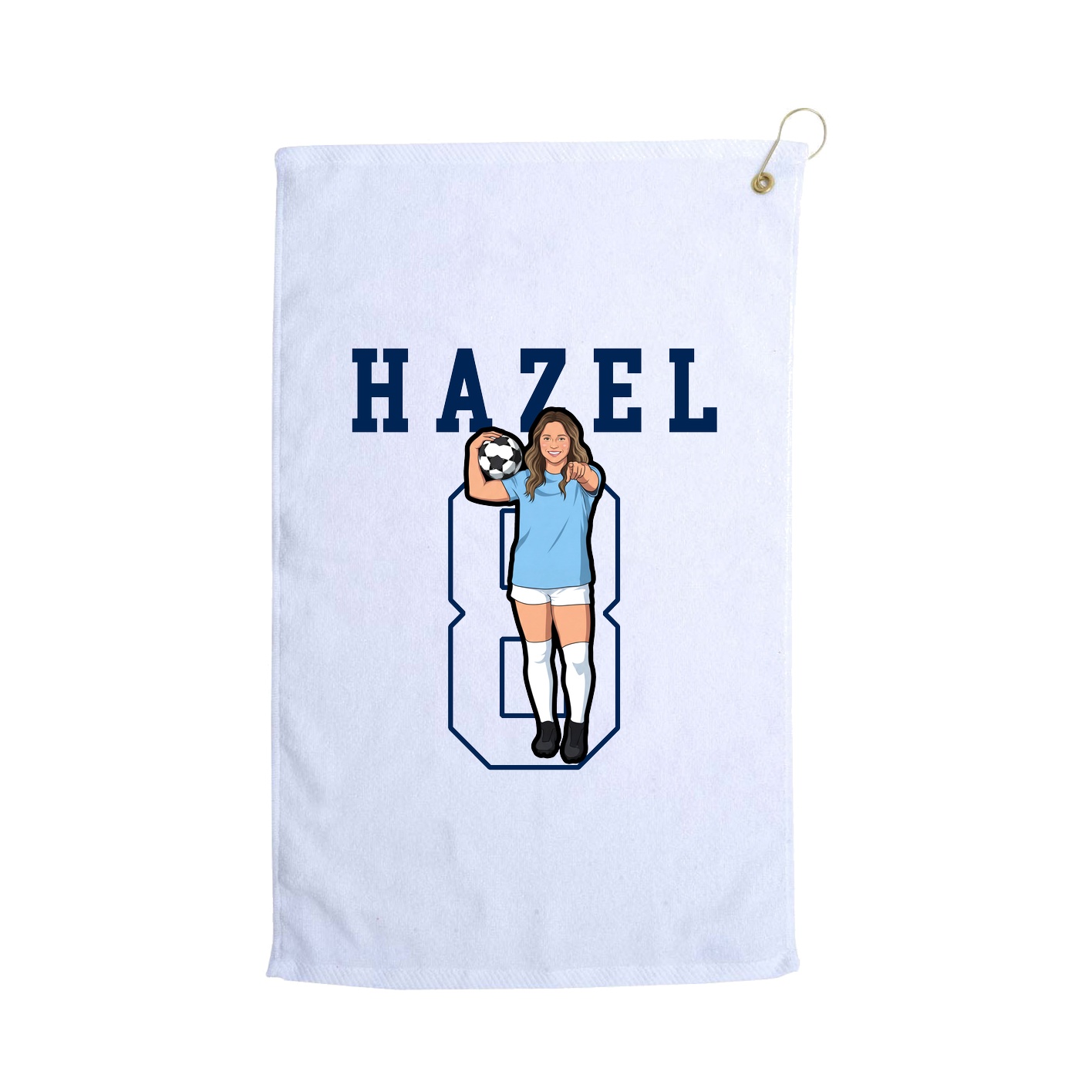 Golf Towel — Shirsey in White