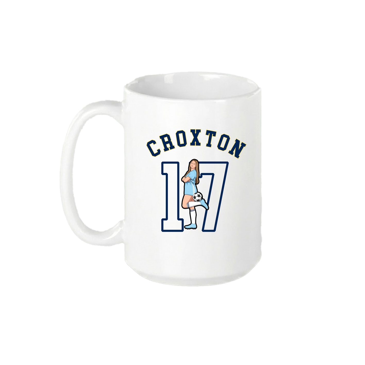 15oz Coffee Mug — Shirsey Arch in White