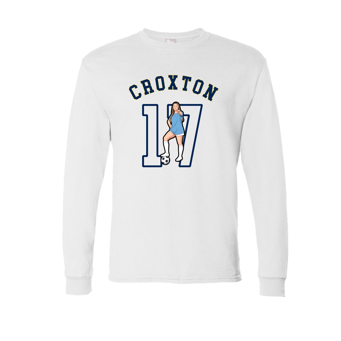 Long Sleeve Tee — Shirsey Arch in White