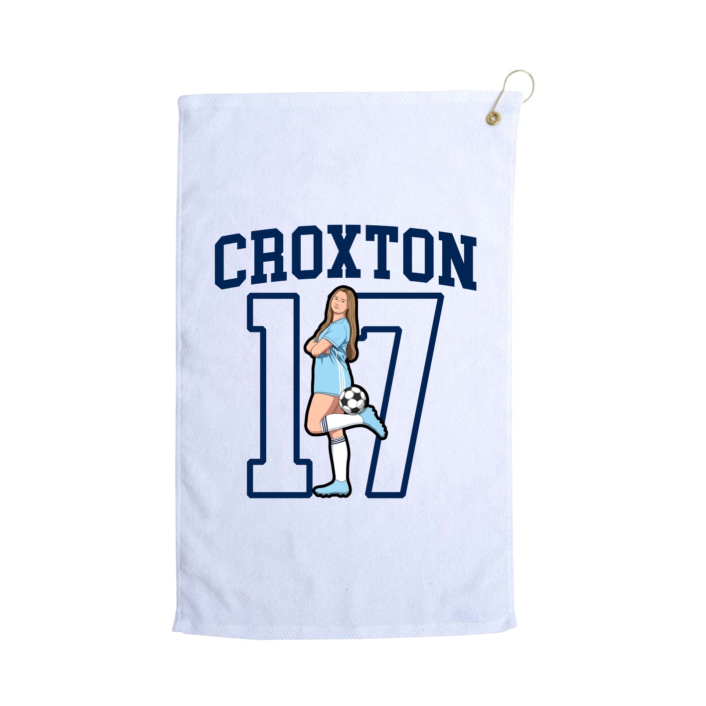 Golf Towel — Shirsey in White