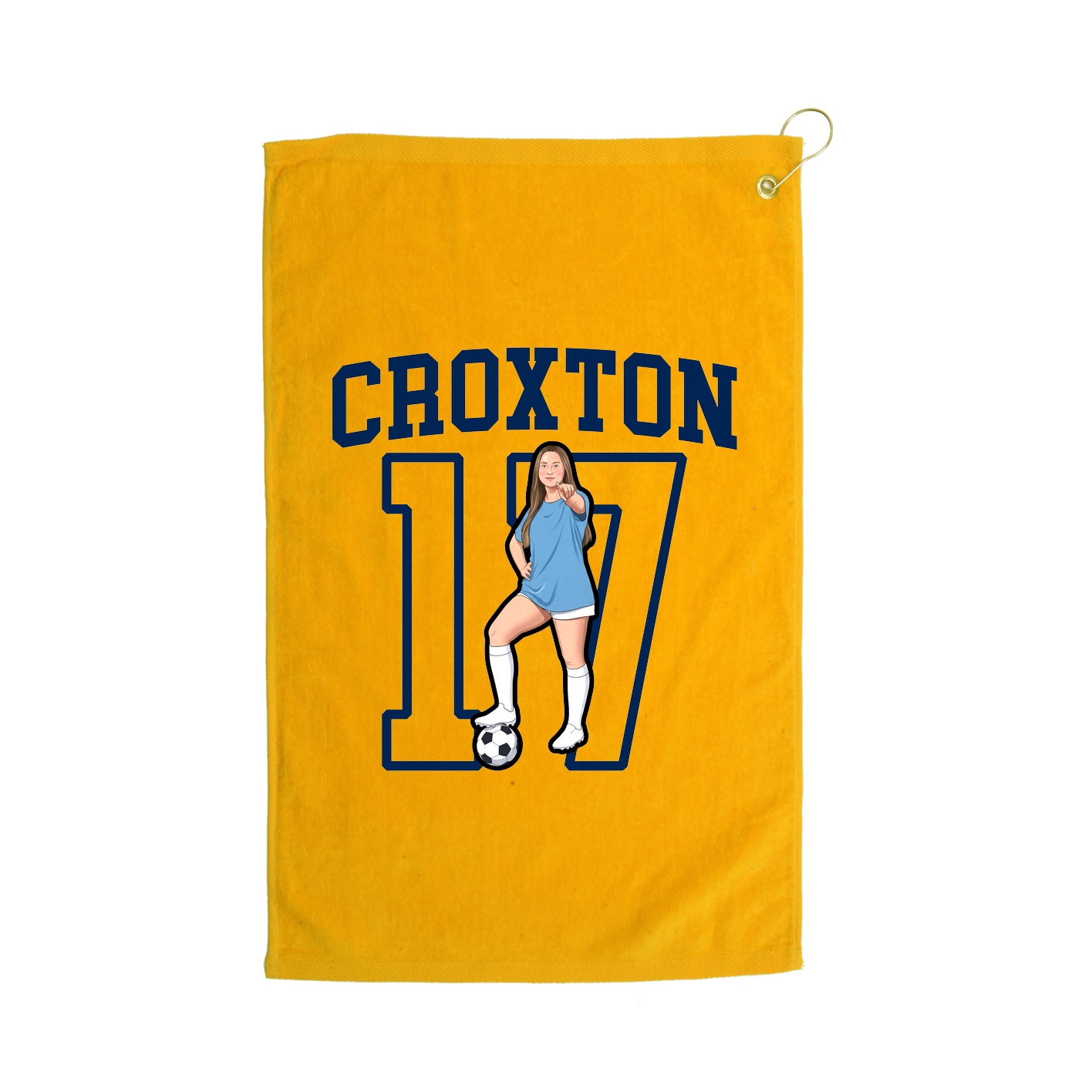 Golf Towel — Shirsey in Gold