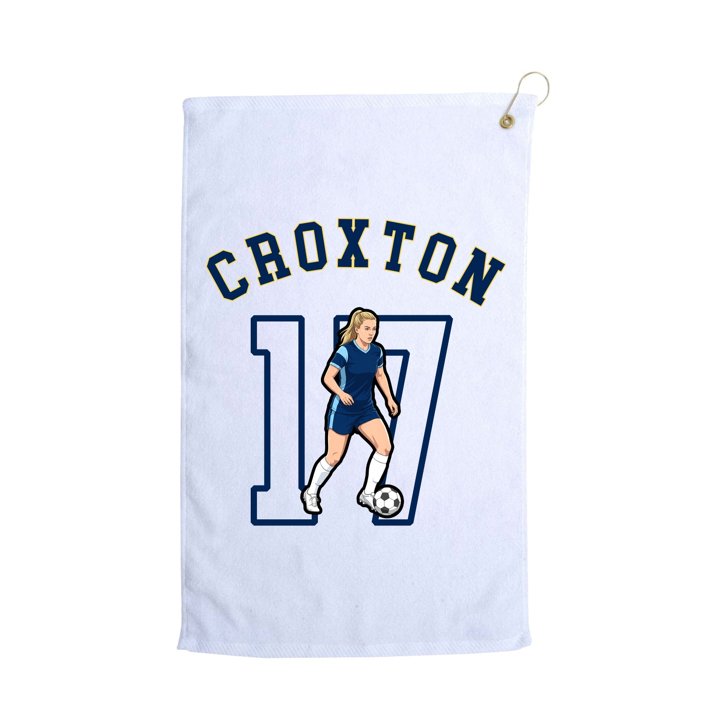 Golf Towel — Shirsey Arch in White