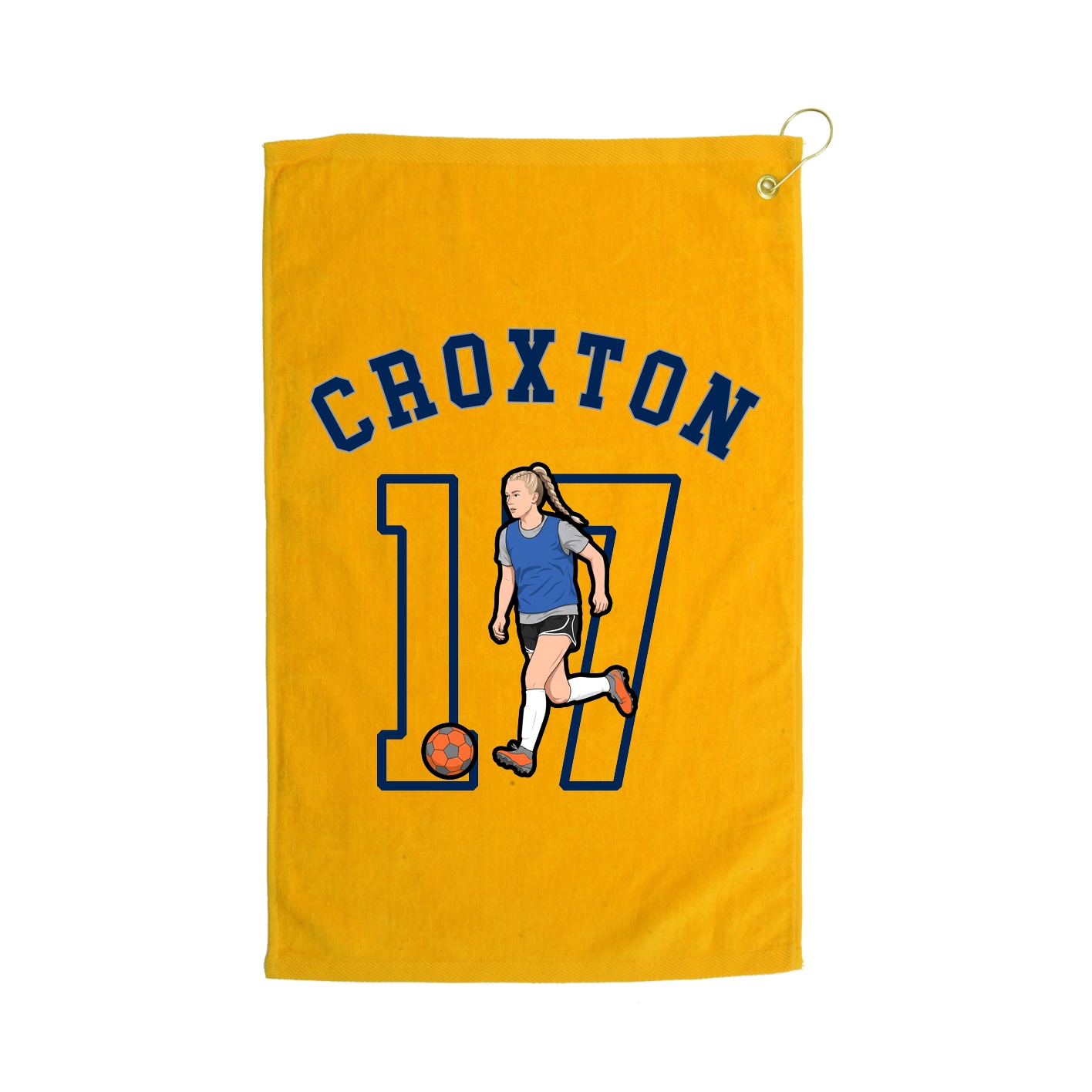 Golf Towel — Shirsey Arch in Gold