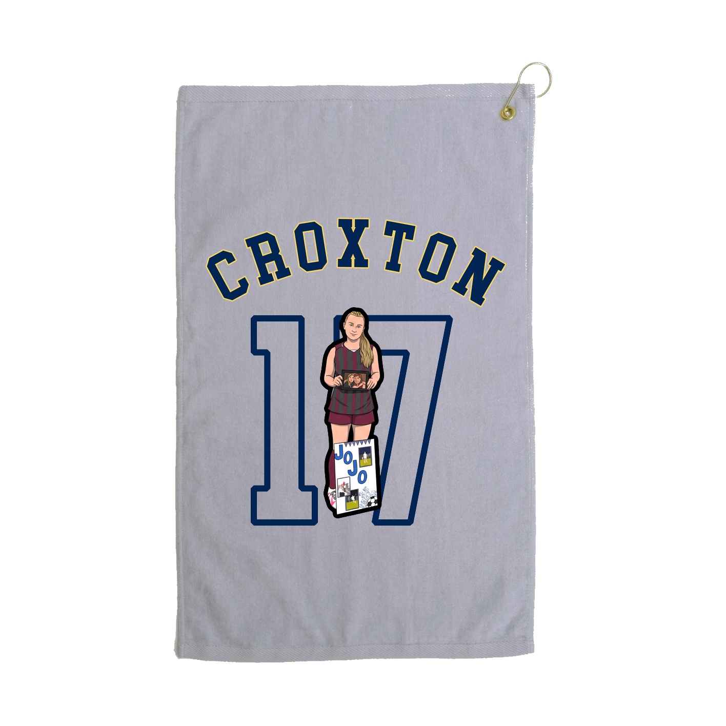 Golf Towel — Shirsey Arch in Grey
