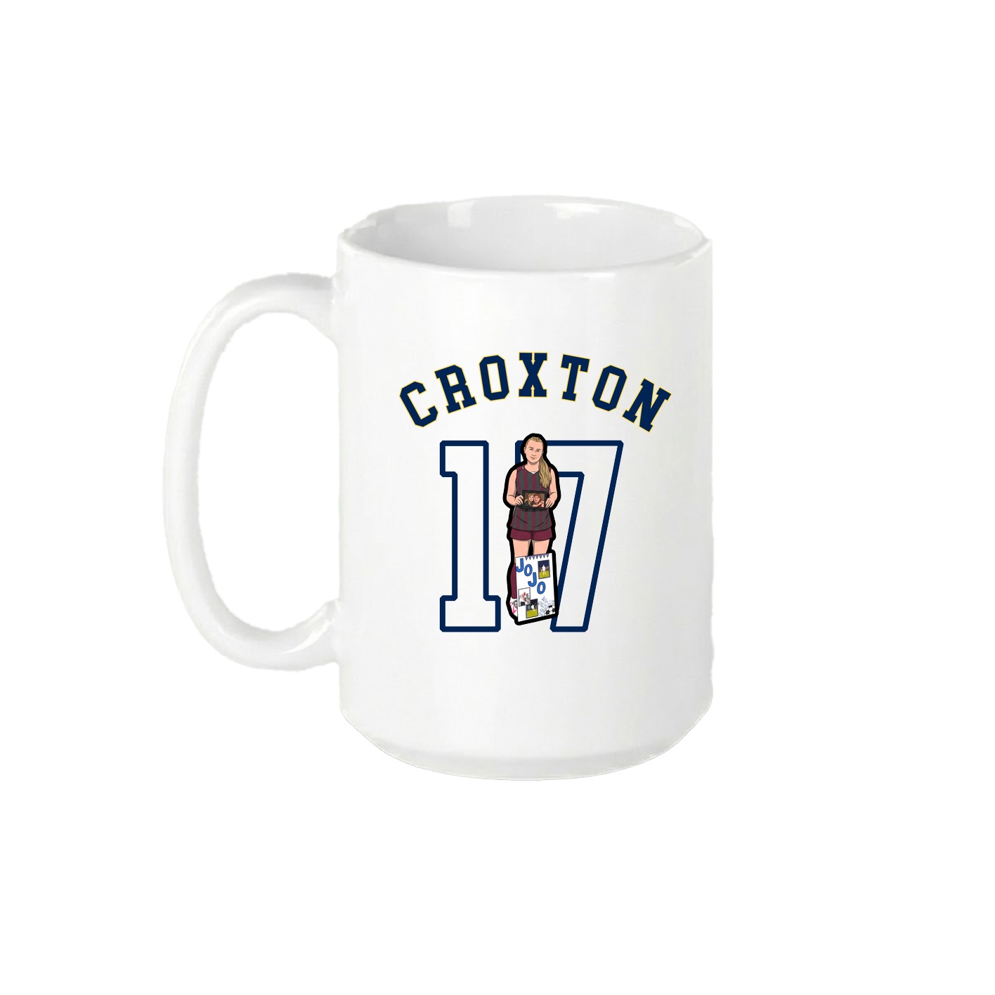 15oz Coffee Mug — Shirsey Arch in White