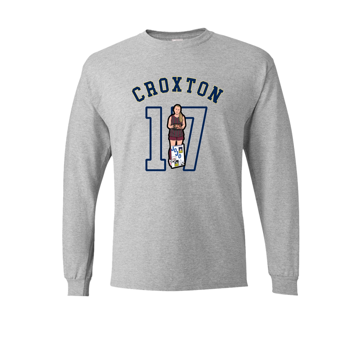 Long Sleeve Tee — Shirsey Arch in Grey