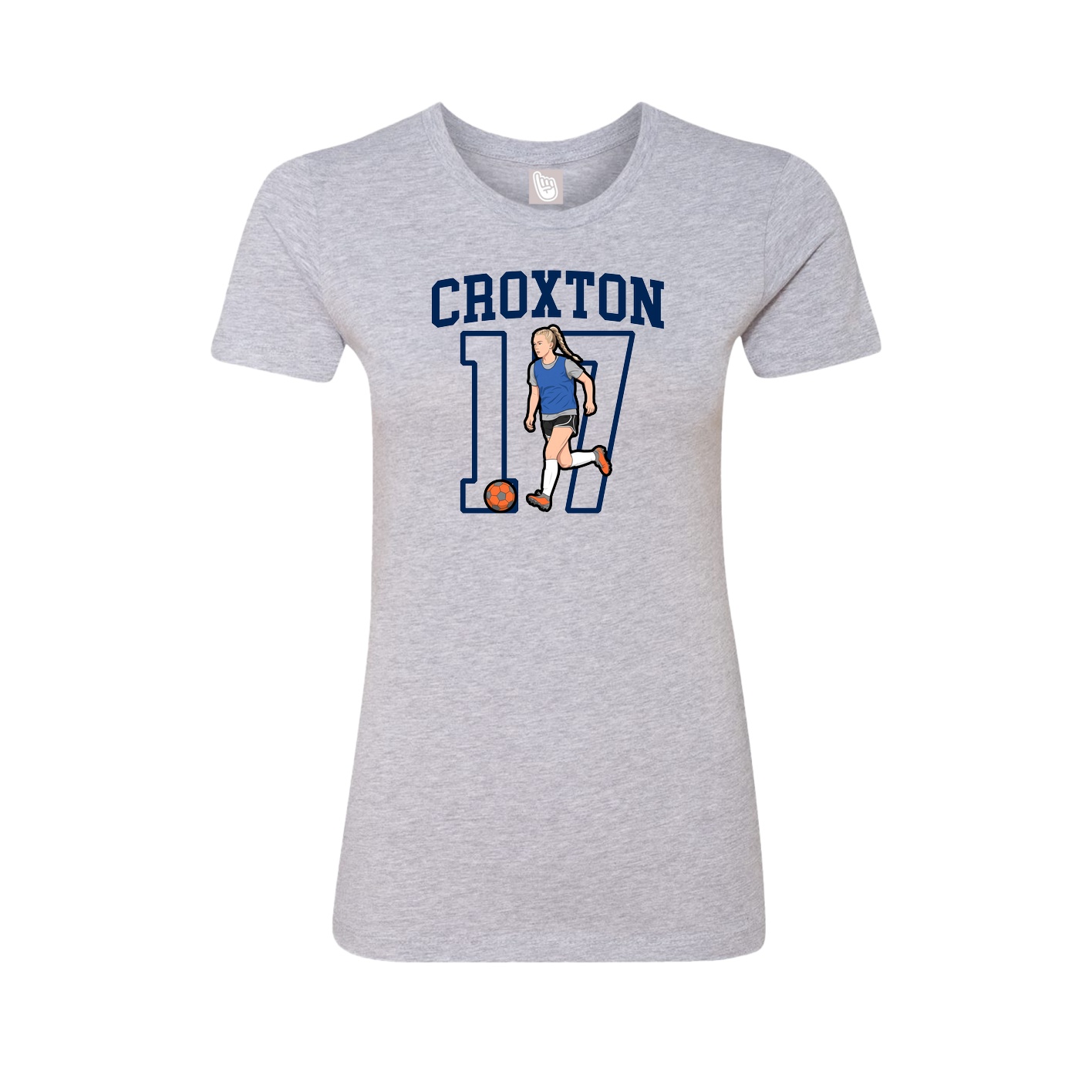 Fitted Women's Tee — Shirsey in Grey