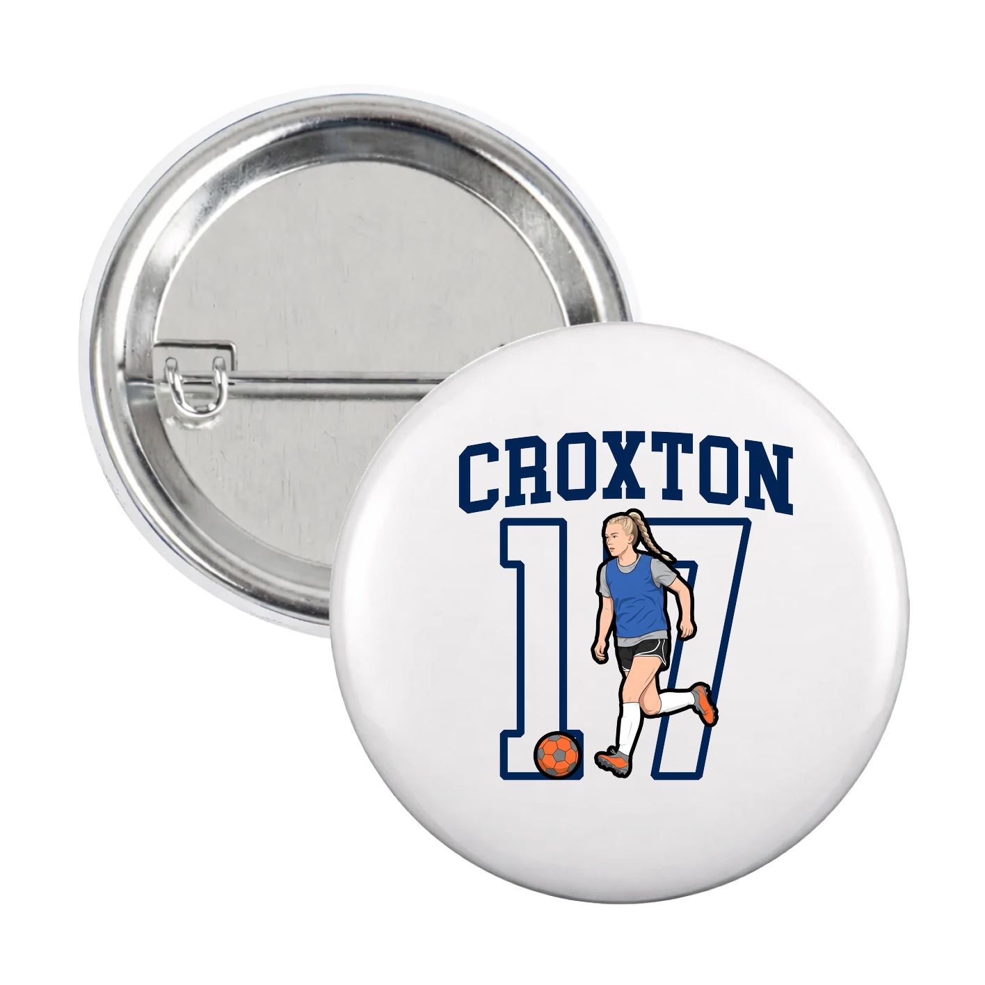 Game Day Button — Shirsey in White