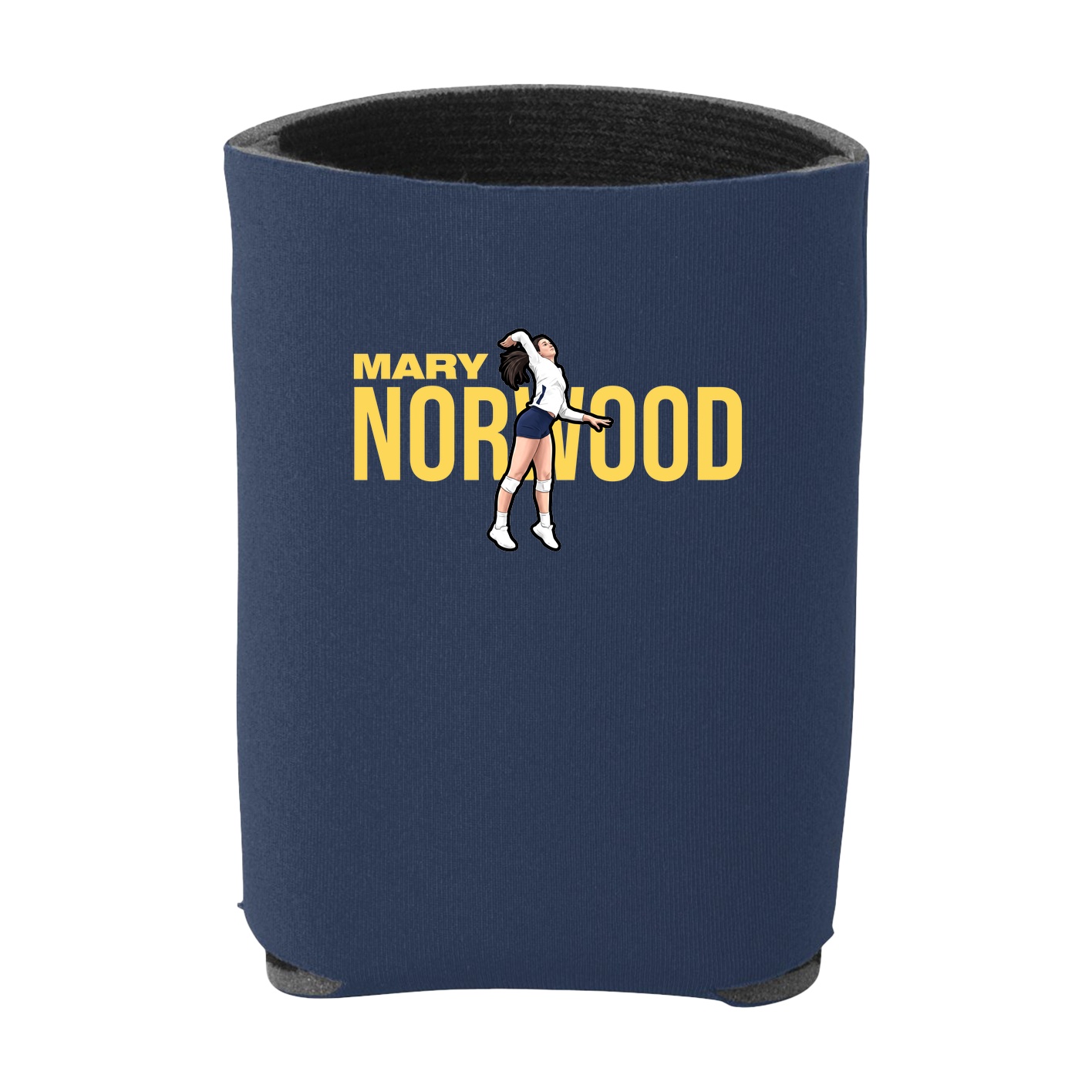 Can Holder — Player Name in Navy