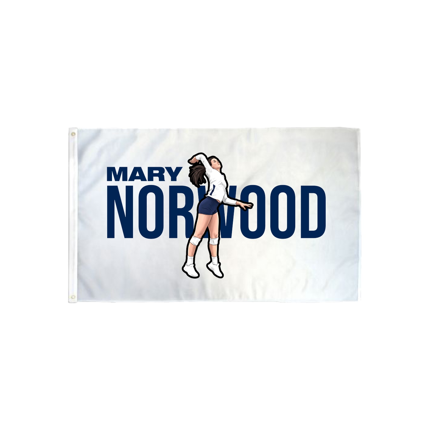 3x5 Flag — Player Name in Classic