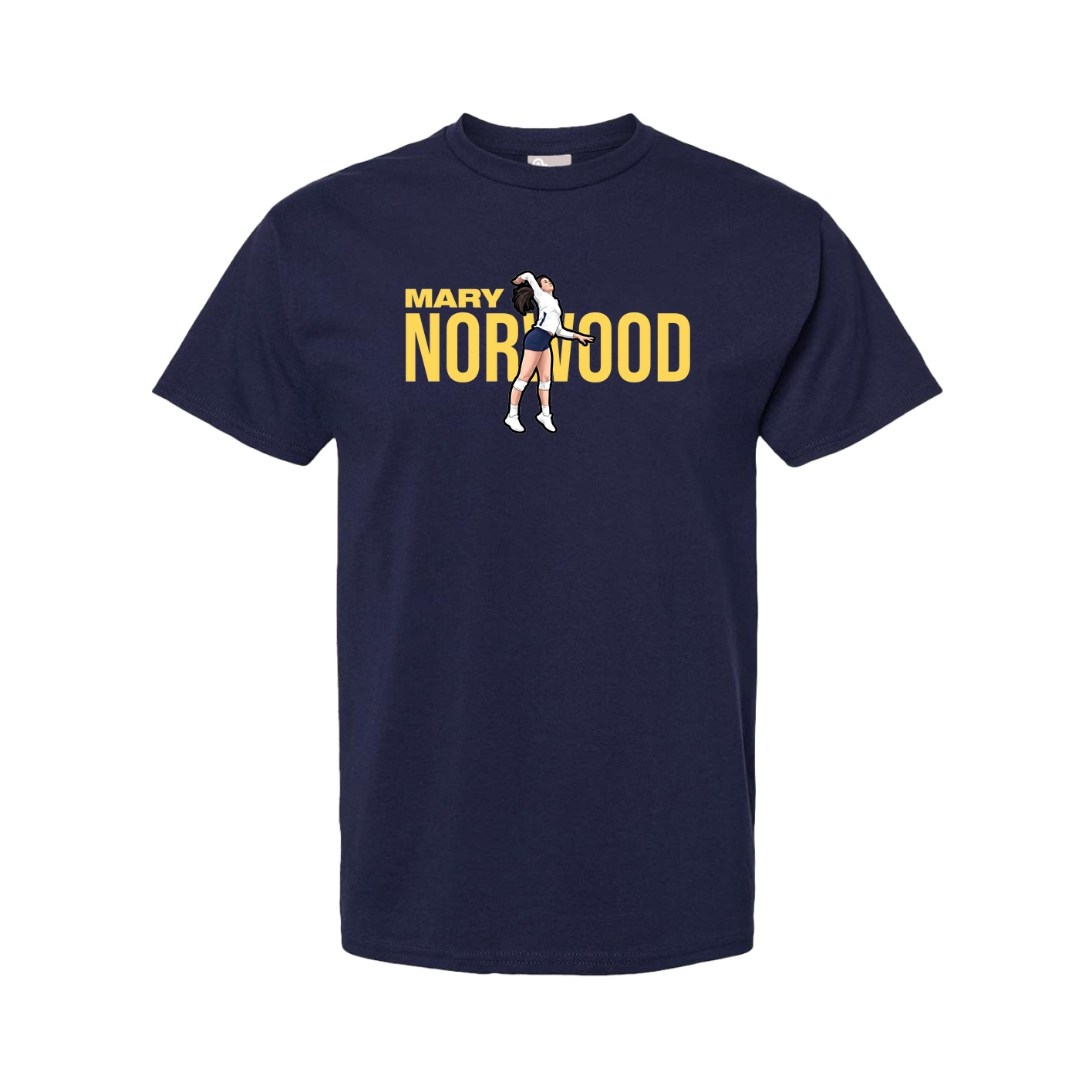 Tee — Player Name in Navy
