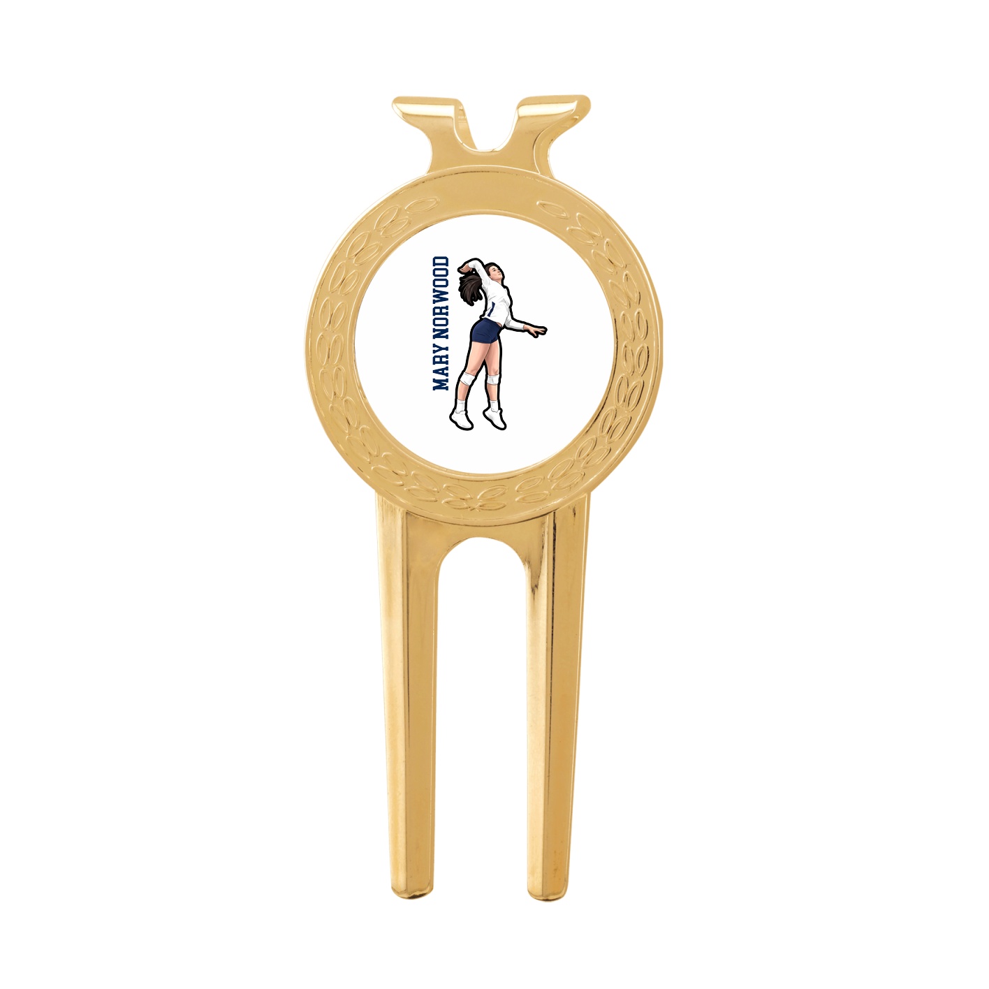 Divot Tool with Ball Marker — Name Vertical in Classic