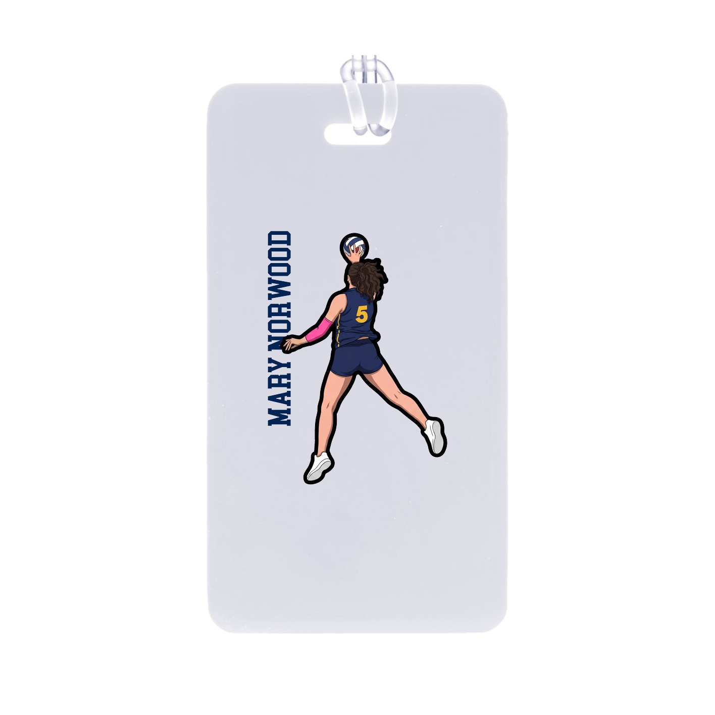 Bag Tag — Name Vertical in Classic