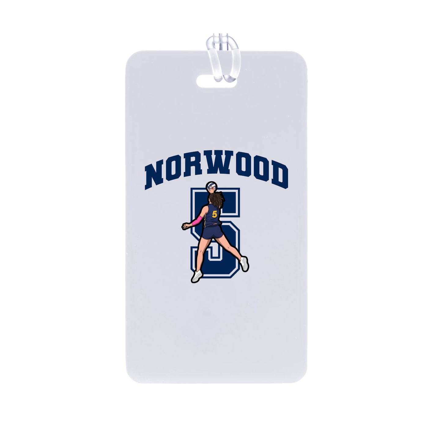 Bag Tag — Number in Classic