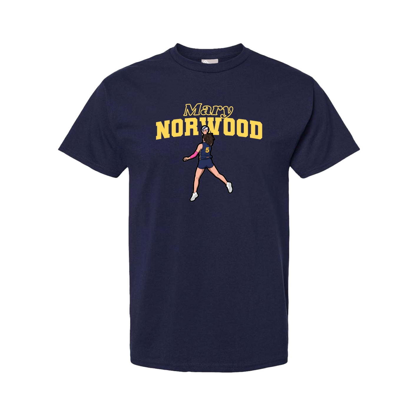 Youth Tee — Name Arch in Navy